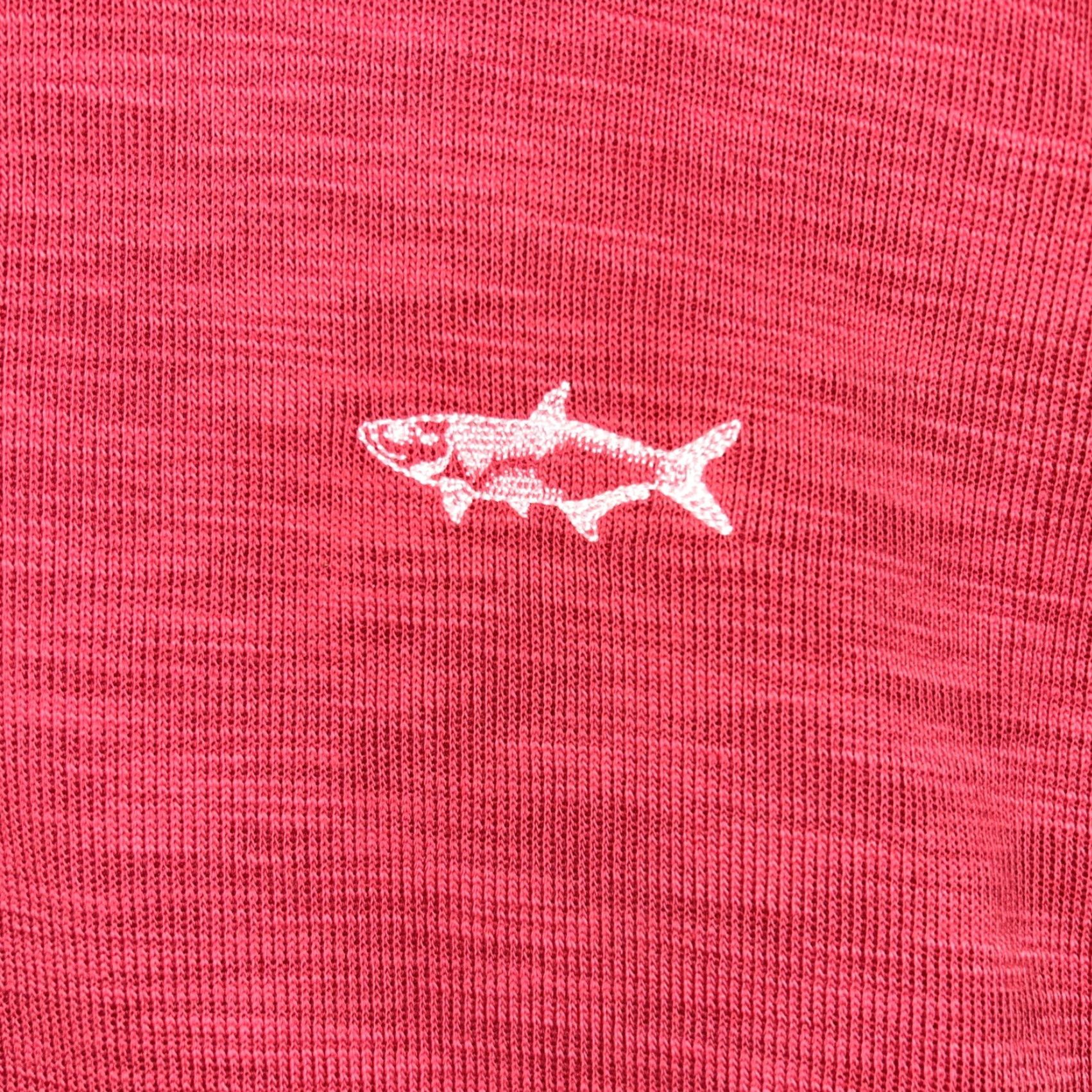 Orvis Orvis Mens L 1/4 Zip Pullover Stretch Sweater Heather Salmon Color Knit Embroidered 1/4 Zip Performance Hiking Fishing Sweatshirt Pullover Regular Size US L / EU 52-54 / 3 - 3 Thumbnail