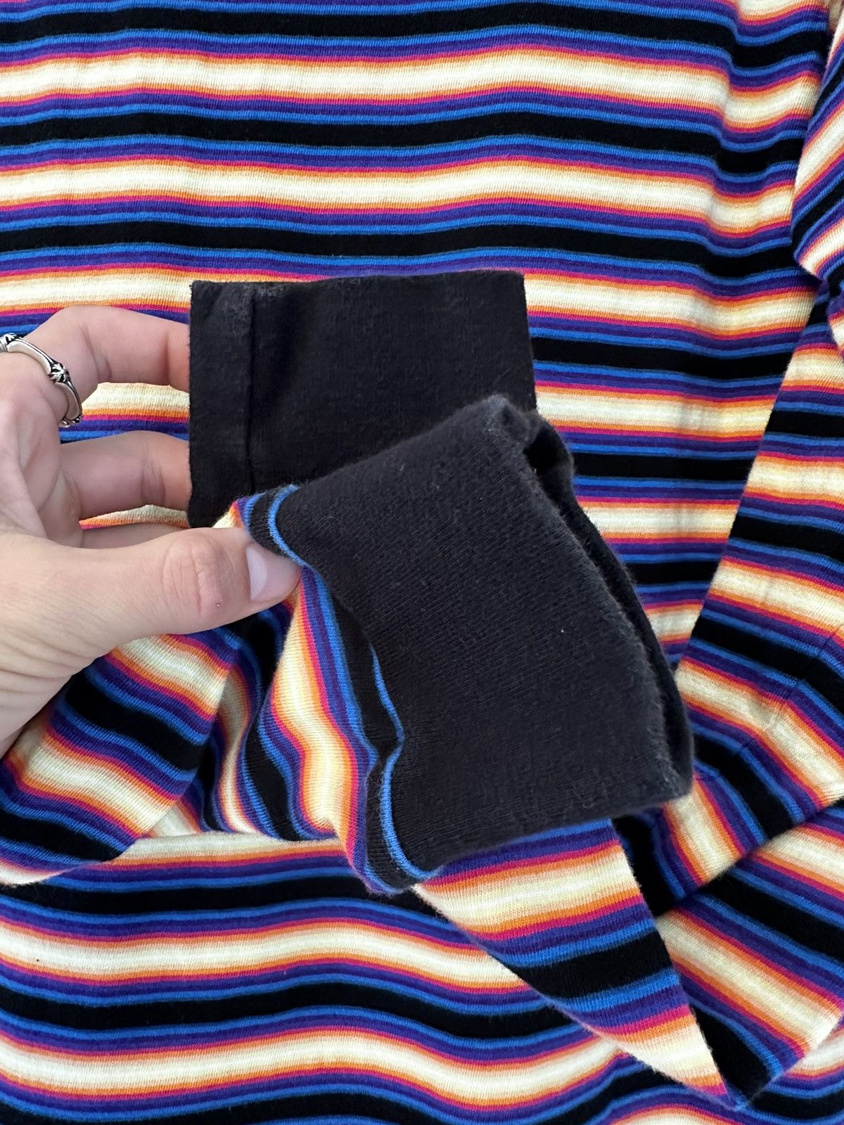 Palace Neon Stripe L/S Tee Shirt Size US M / EU 48-50 / 2 - 4 Thumbnail