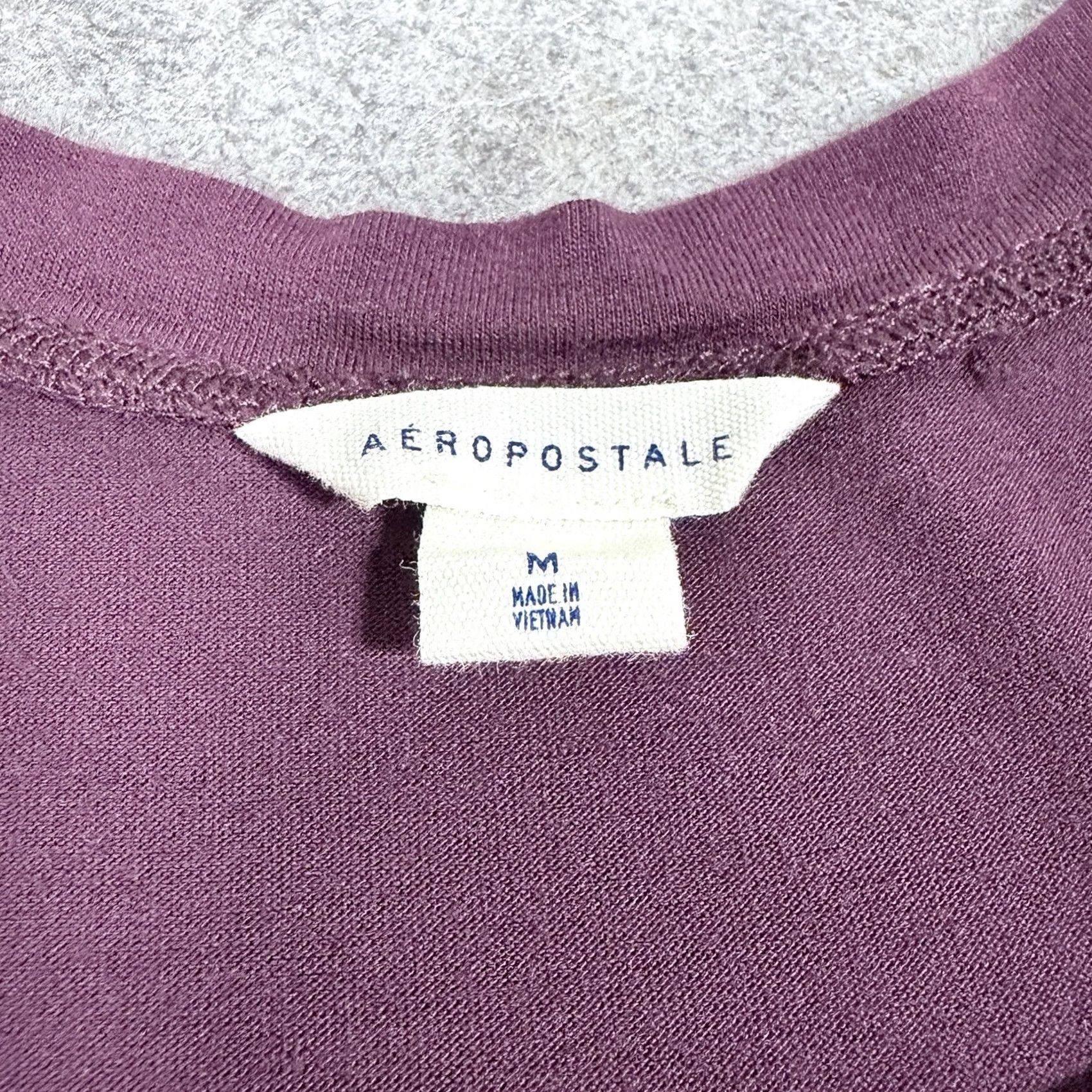 Aeropostale Aeropostale Casual Stretch Sleeveless Tank Top Women's Medium Burgundy Red Size M / US 6-8 / IT 42-44 - 4 Thumbnail