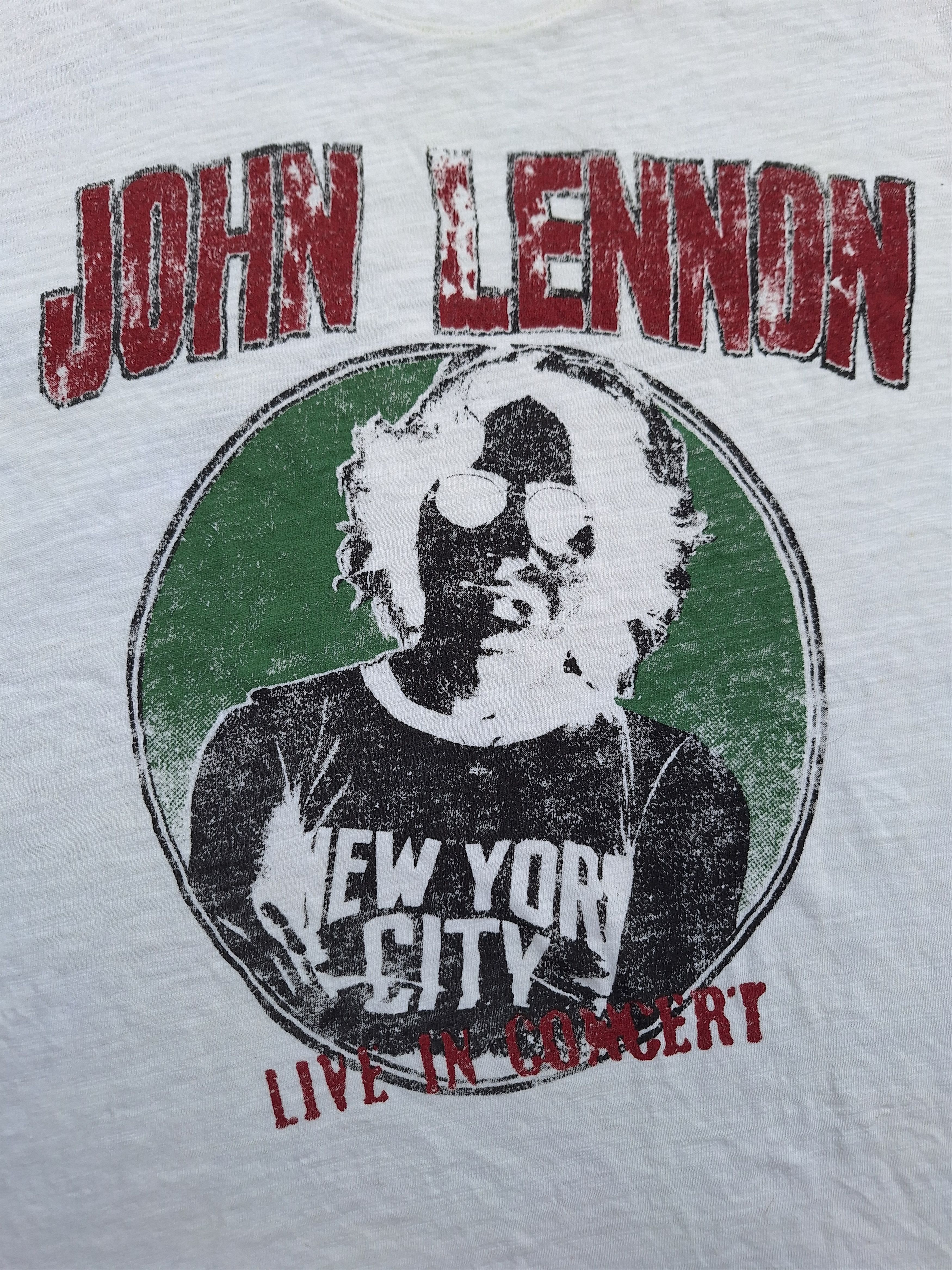 Vintage 🔥RARE🔥 Vintage john lennon imagine 90s live in concert tee Size US L / EU 52-54 / 3 - 4 Thumbnail