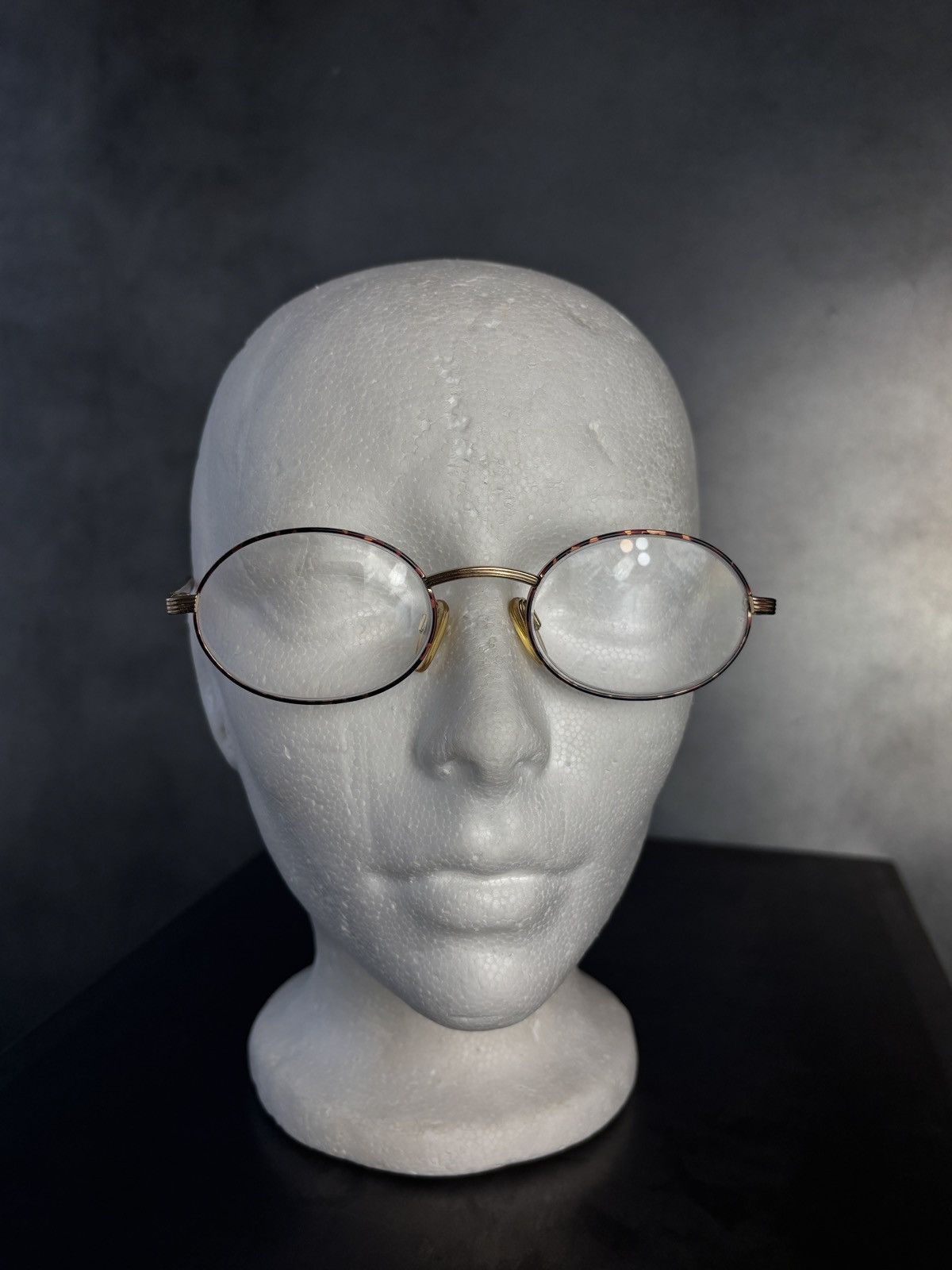 Valentino × Vintage 1980s Vintage Valentino Frames Eyeglasses V395 Oval Rounded Size ONE SIZE - 5 Thumbnail
