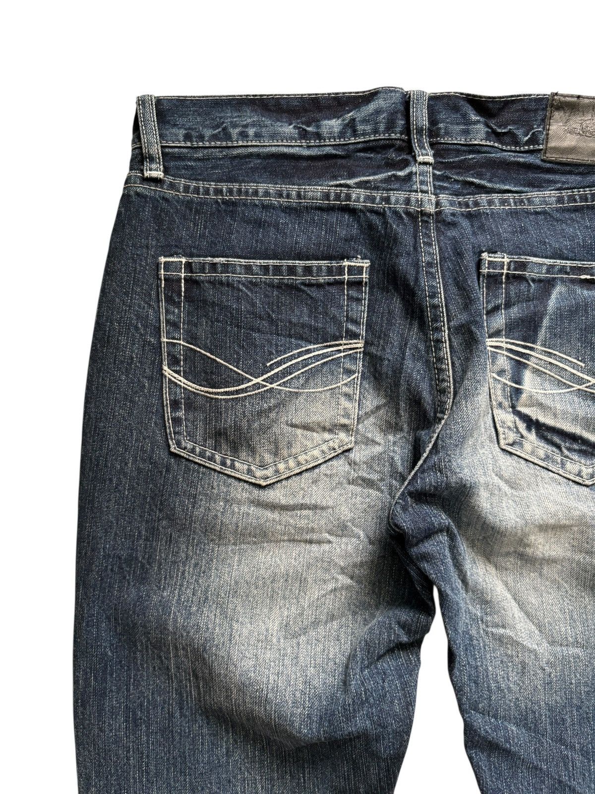 Japanese Brand Vintage Cavaria mudwash studded flared distressed jeans Size US 30 / EU 46 - 10 Thumbnail