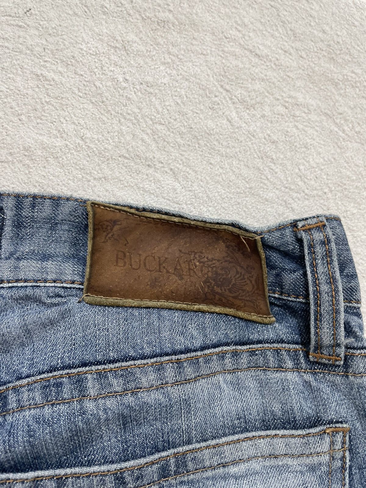 Kapital 00s Japanese Buckaroo Ripped Denim Wash Y2K Ifsix LGB Number Size US 32 / EU 48 - 11 Thumbnail