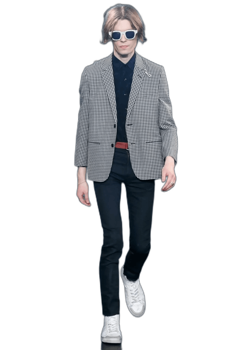Saint Laurent Paris Saint Laurent Paris Hedi Runway Blazer Size US L / EU 52-54 / 3 - 1 Thumbnail