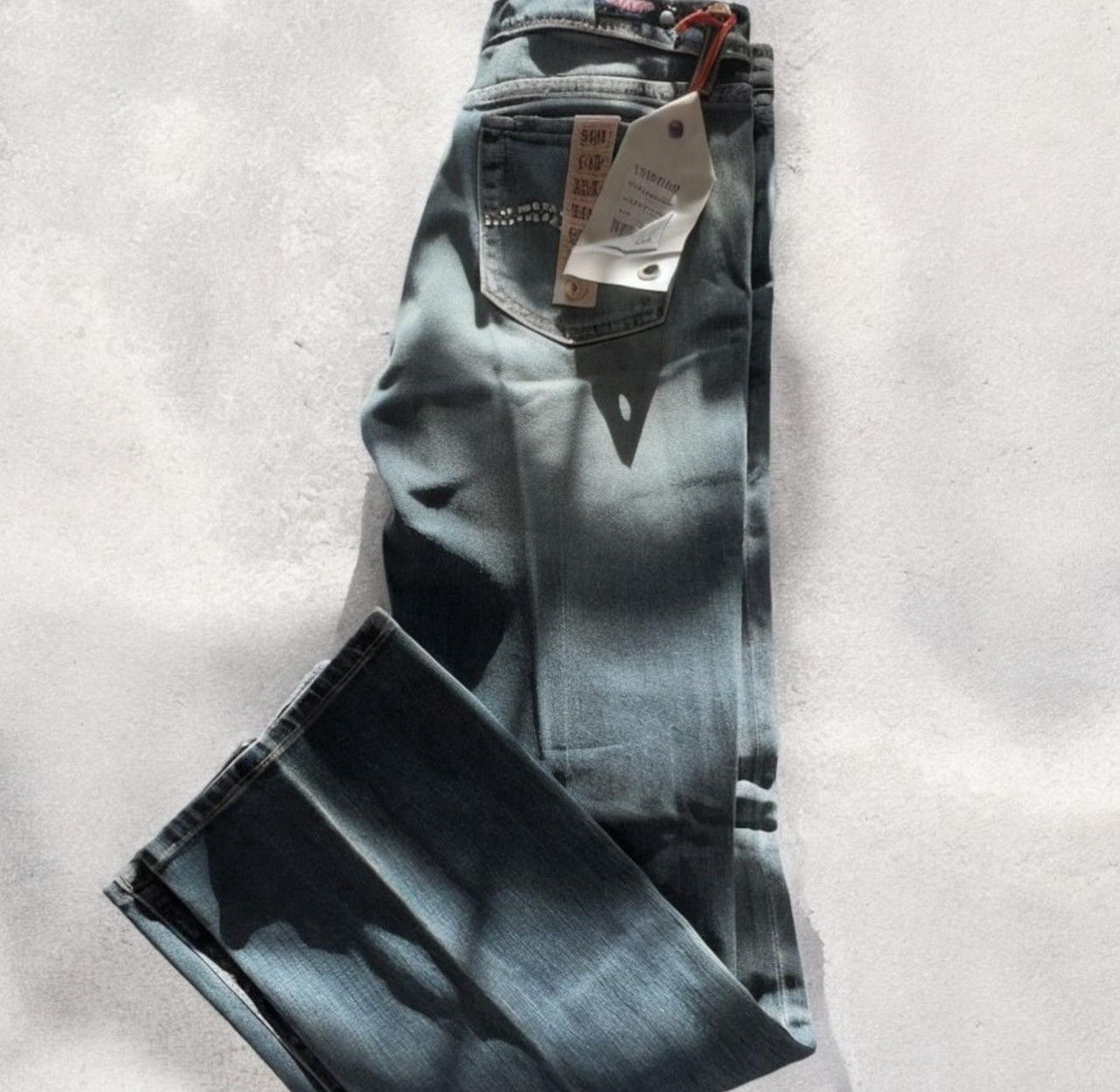 Vintage Blinded by the Studs Vintage Vertigo Jeans with rhinestone Size 30" / US 8 / IT 44 - 5 Thumbnail