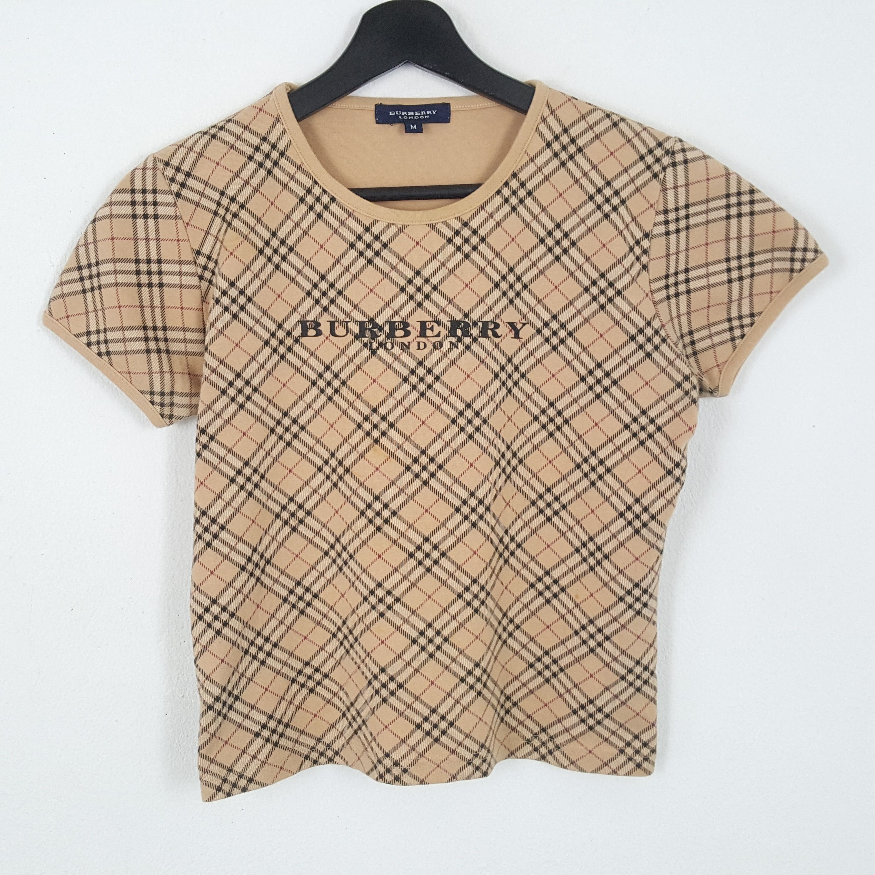 Burberry × Vintage BURBERRY LONDON Fashion Style Women Tshirt Size S / US 4 / IT 40 - 1 Thumbnail