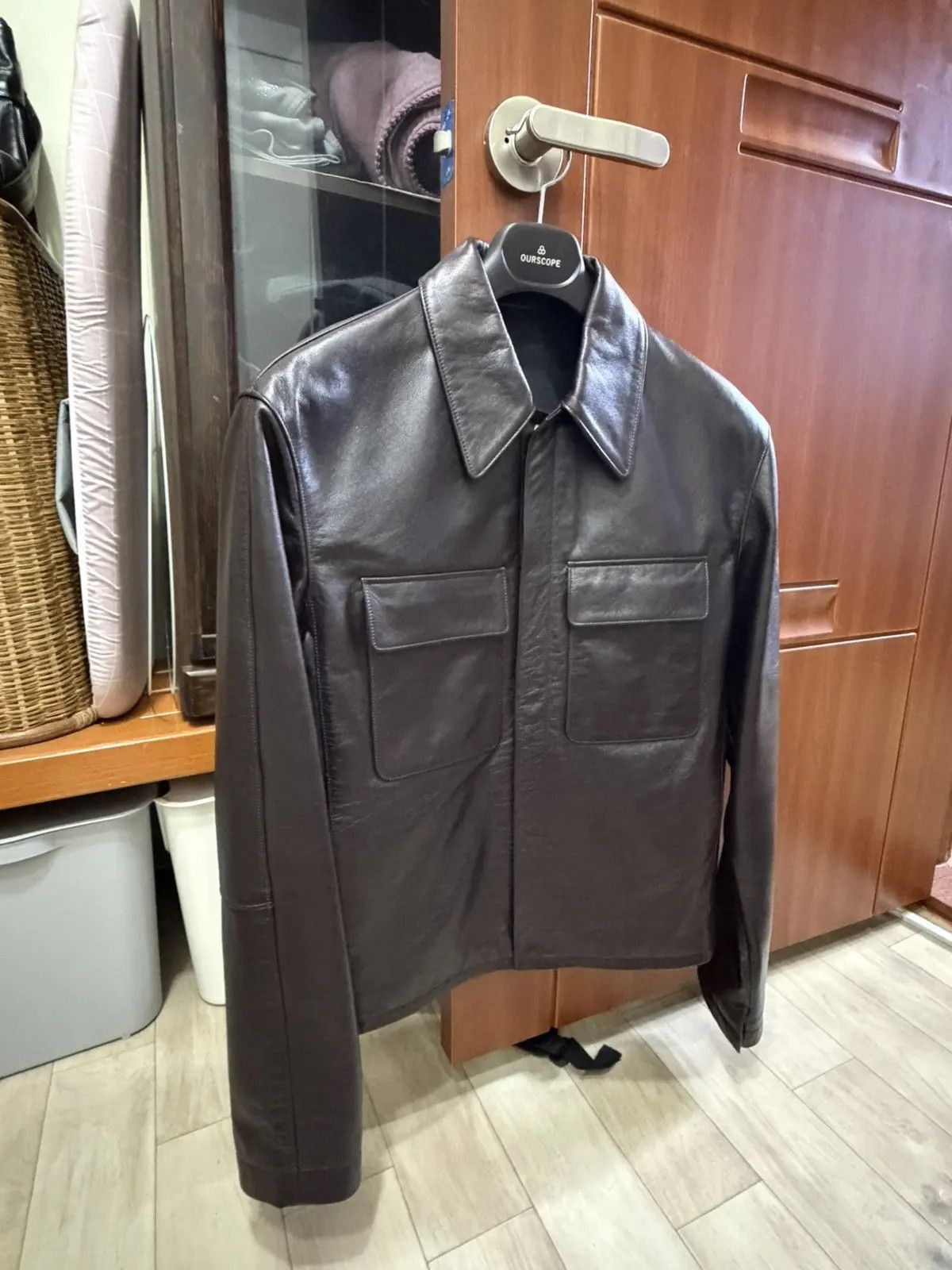 Lemaire Lemaire large collar leather blouson Size US S / EU 44-46 / 1 - 1 Thumbnail