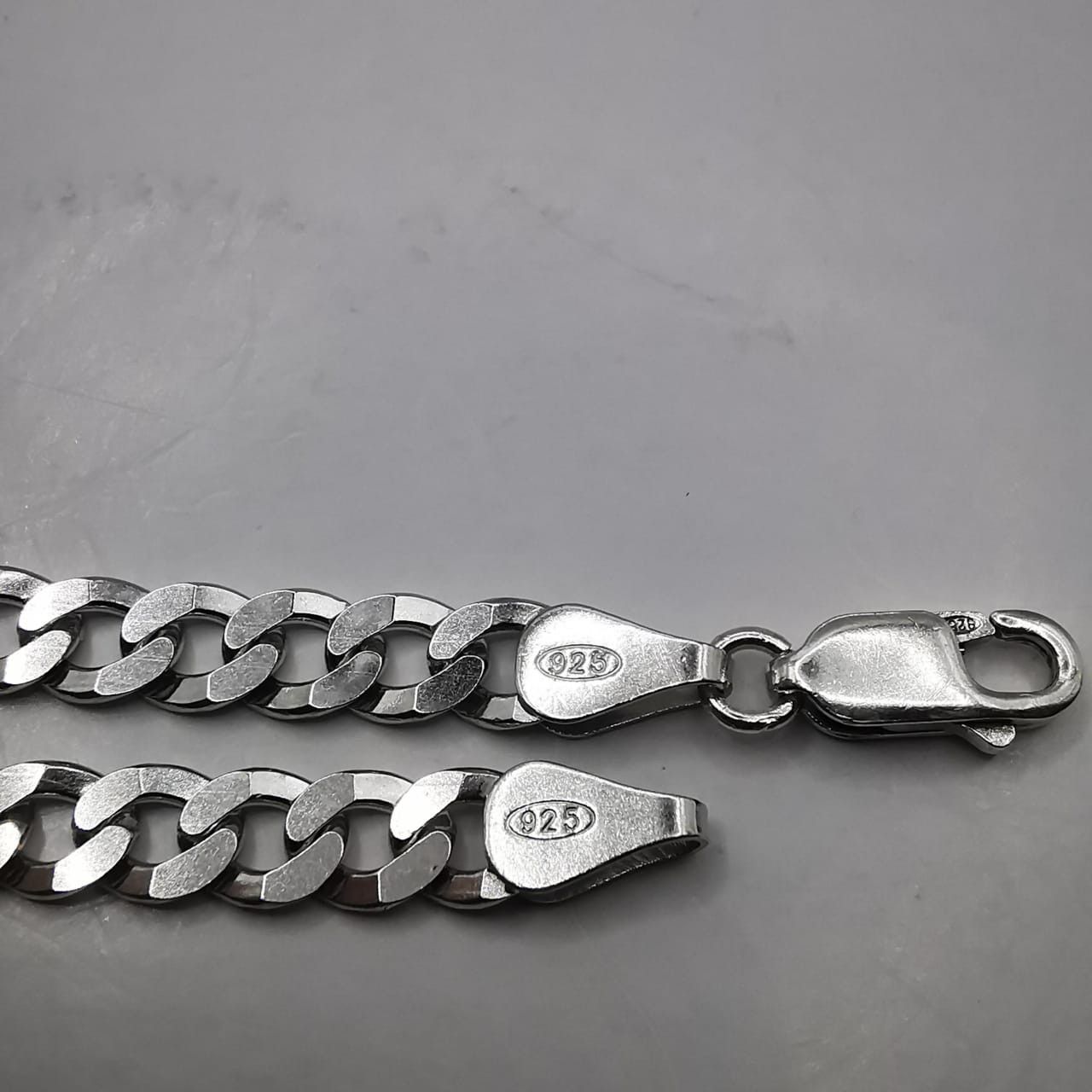 Sterling Silver Vintage Jewelry Chain Necklece,925 Sterling Silver 18,46g Size ONE SIZE - 4 Thumbnail