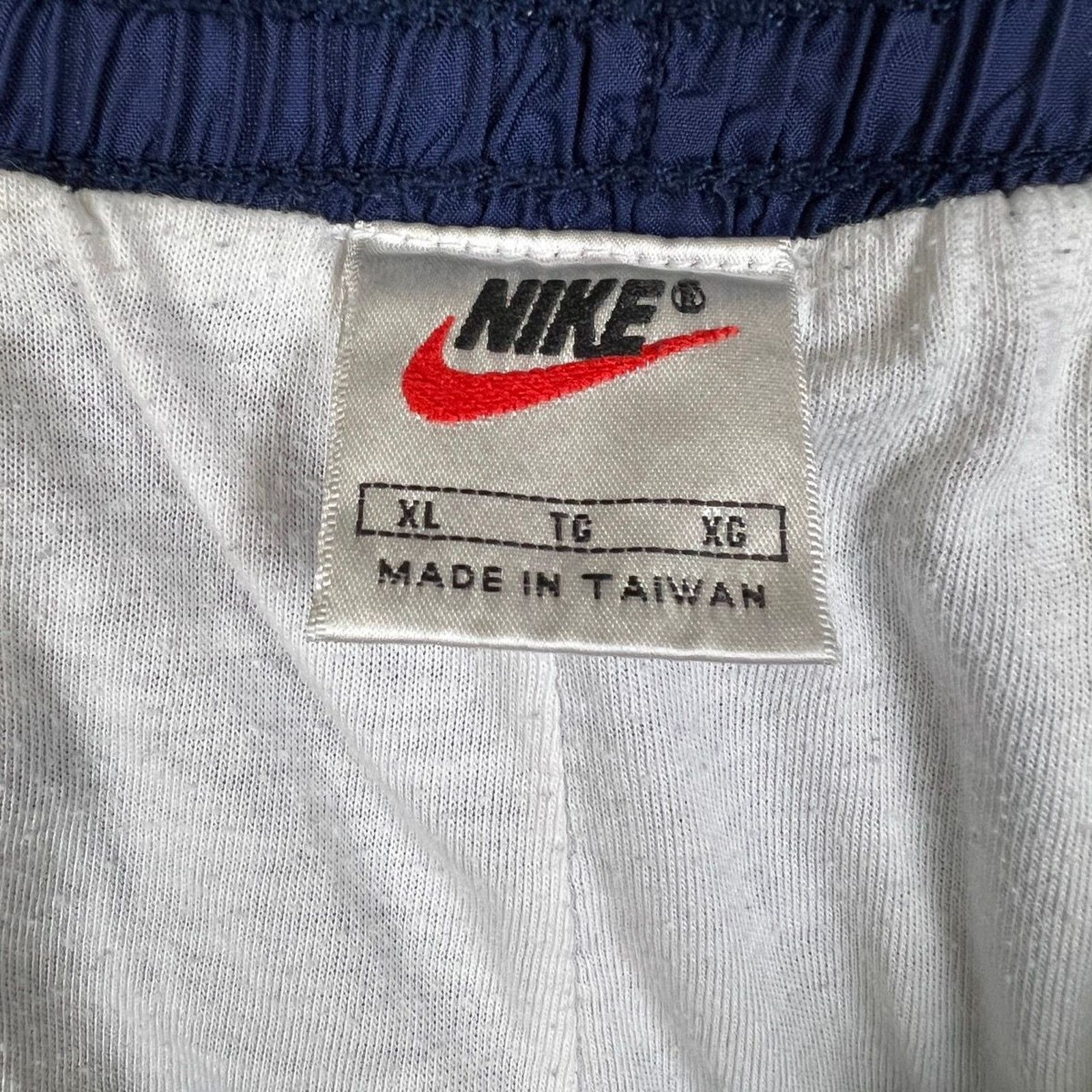 Nike × Vintage Vintage 90s Nike Track Pants XL Swoosh Windbreaker Jogger Size US 32 / EU 48 - 7 Thumbnail