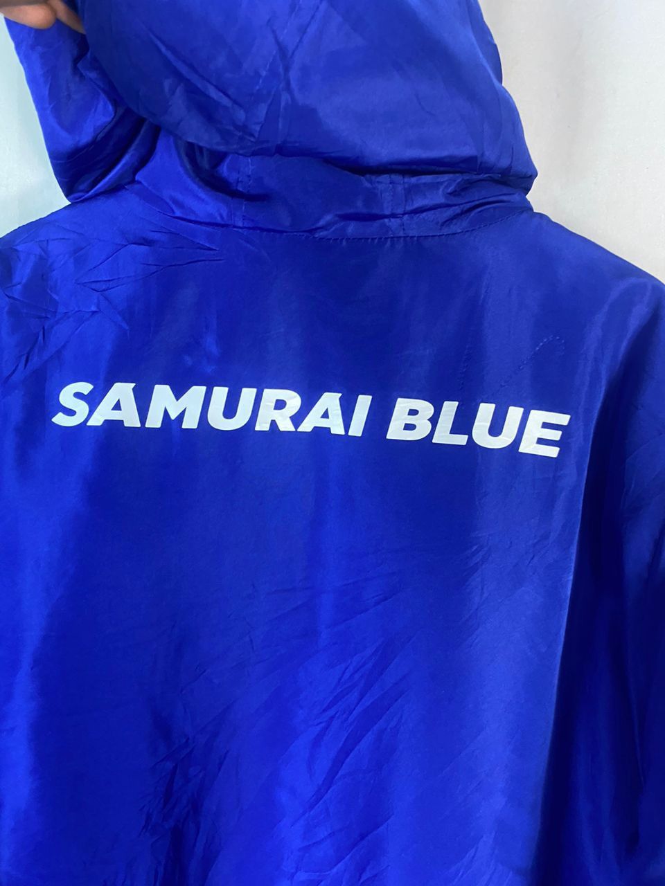 Japanese Brand Samurai blue japan football team zipper hoodie jacket Size US L / EU 52-54 / 3 - 8 Thumbnail