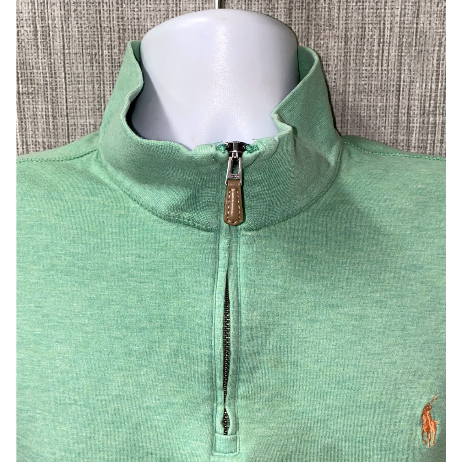 Polo Ralph Lauren Polo Ralph Lauren Sweater Shirt 1/2 Zip Pullover Mens XL Green Size US XL / EU 56 / 4 - 3 Thumbnail