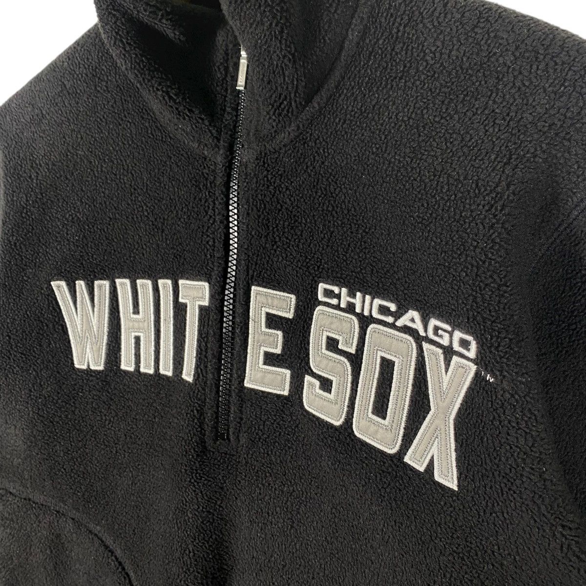 MLB Vintage Chicago White Sox Fleece Half Zip M Size Size US M / EU 48-50 / 2 - 5 Thumbnail