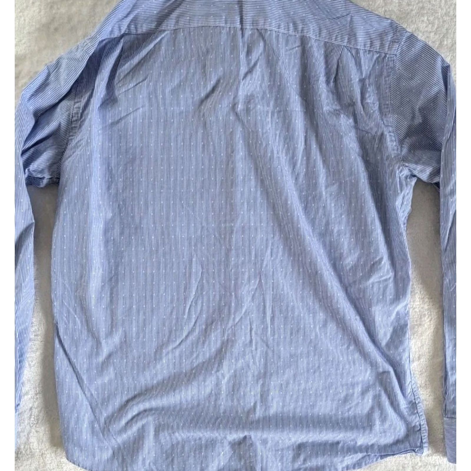 Nautica Nautica Button-Down Shirt Striped Blue White L Mens Long Sleeve Casual Dress Shirt 16 34/35 Regular Size Type Regular Collar Button-Down Size US L / EU 52-54 / 3 - 5 Thumbnail