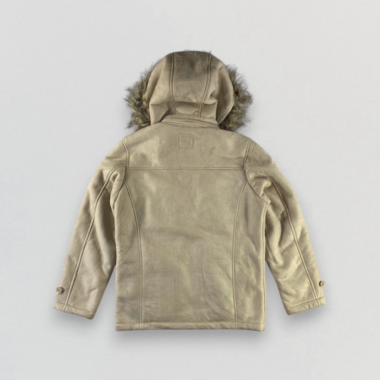 If Six Was Nine Journal Report Faux Suede Jacket Faux Fur Hooded Jacket Size US M / EU 48-50 / 2 - 3 Thumbnail