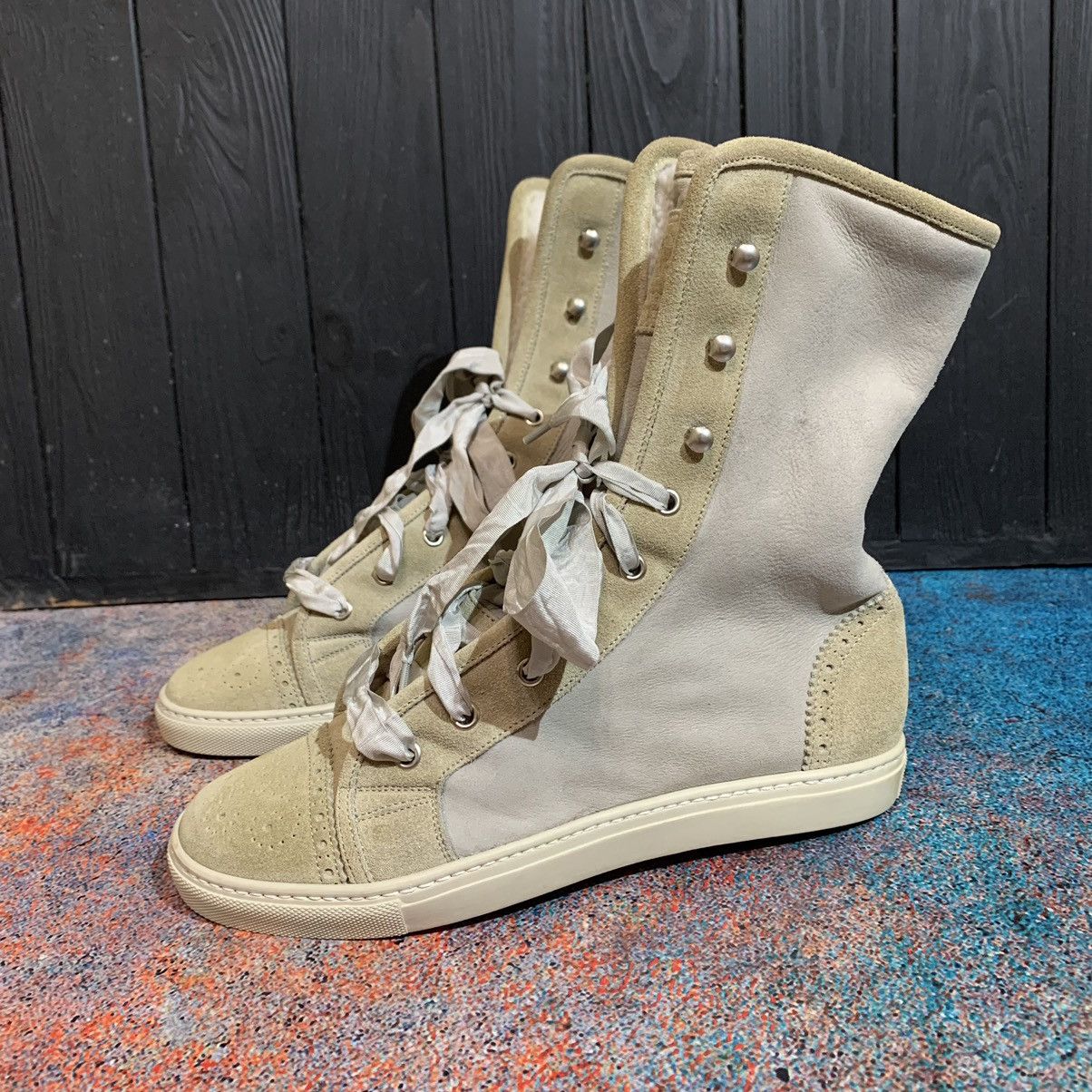 Brunello Cucinelli Brunello Cucinelli Leather Warm Sneakers Size 37 Size US 7 / IT 37 - 3 Thumbnail