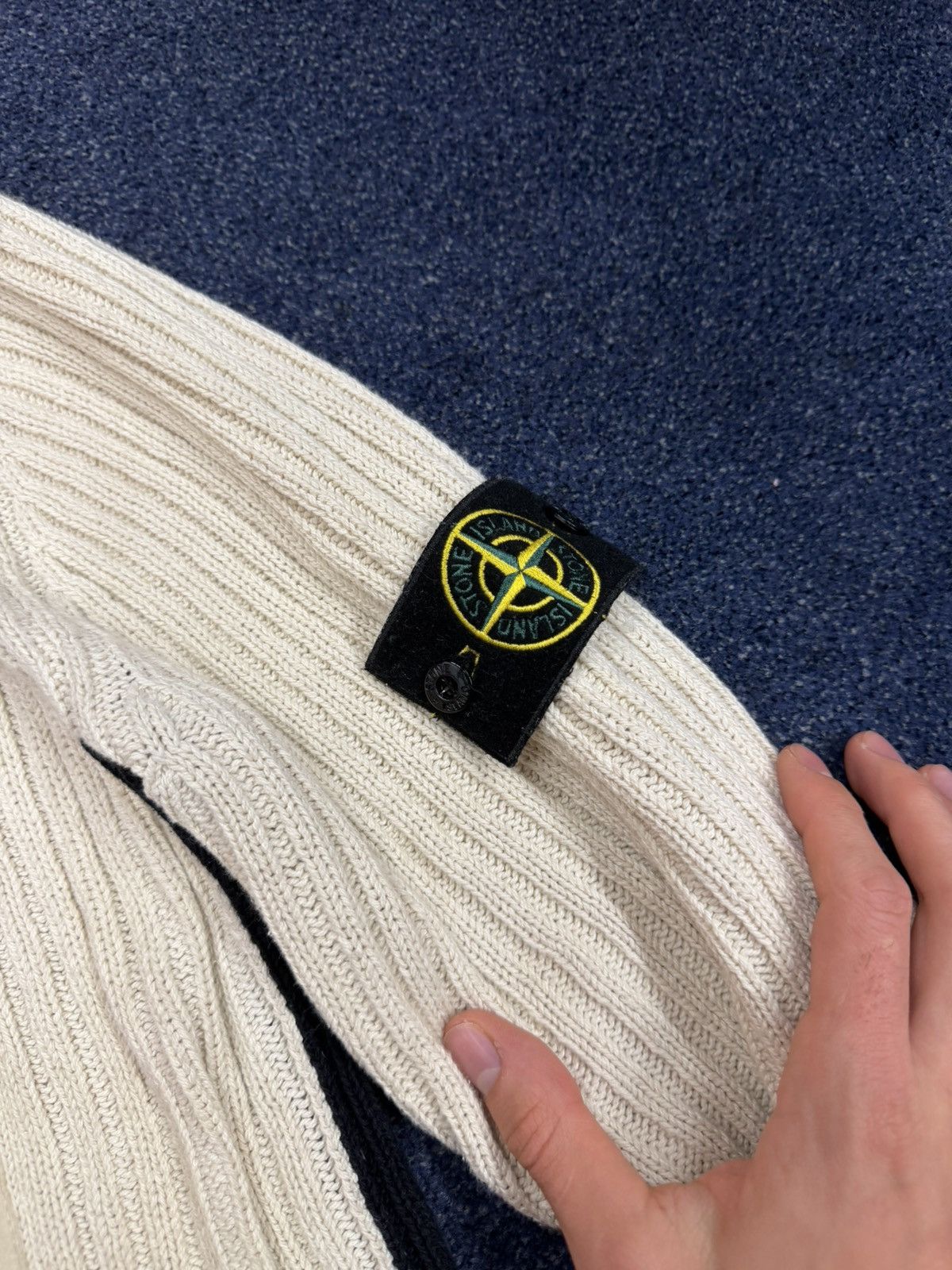 Stone Island SS05 Stone Island Zip-up knit sweater Size US XL / EU 56 / 4 - 3 Thumbnail