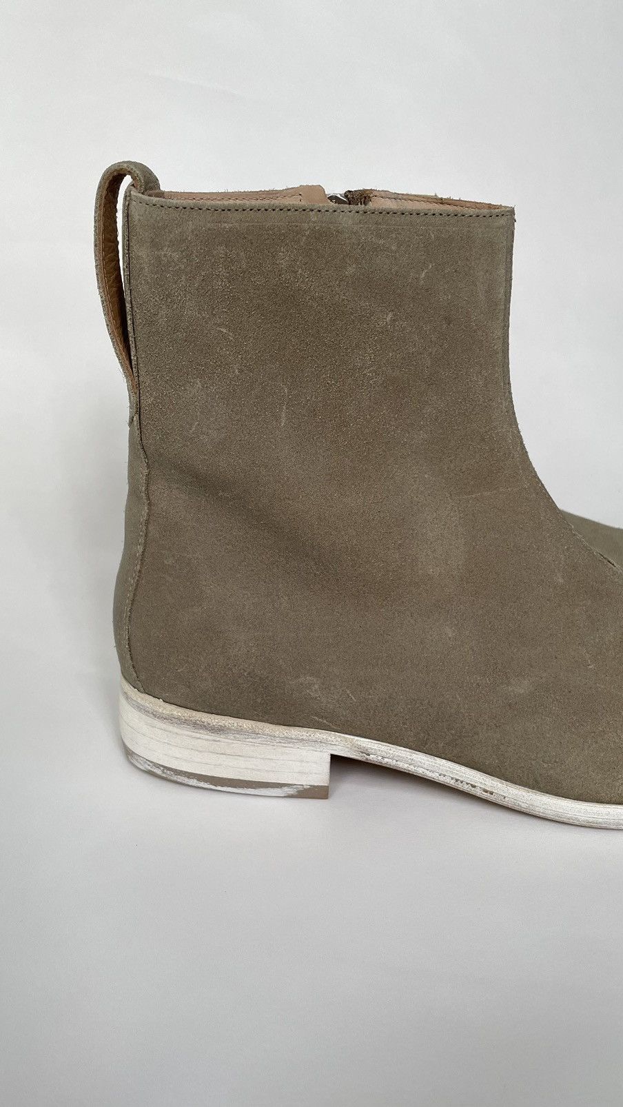 Our Legacy Waxed Suede ‘Michaelis’ Square Toe Boots Size US 9 / EU 42 - 7 Thumbnail