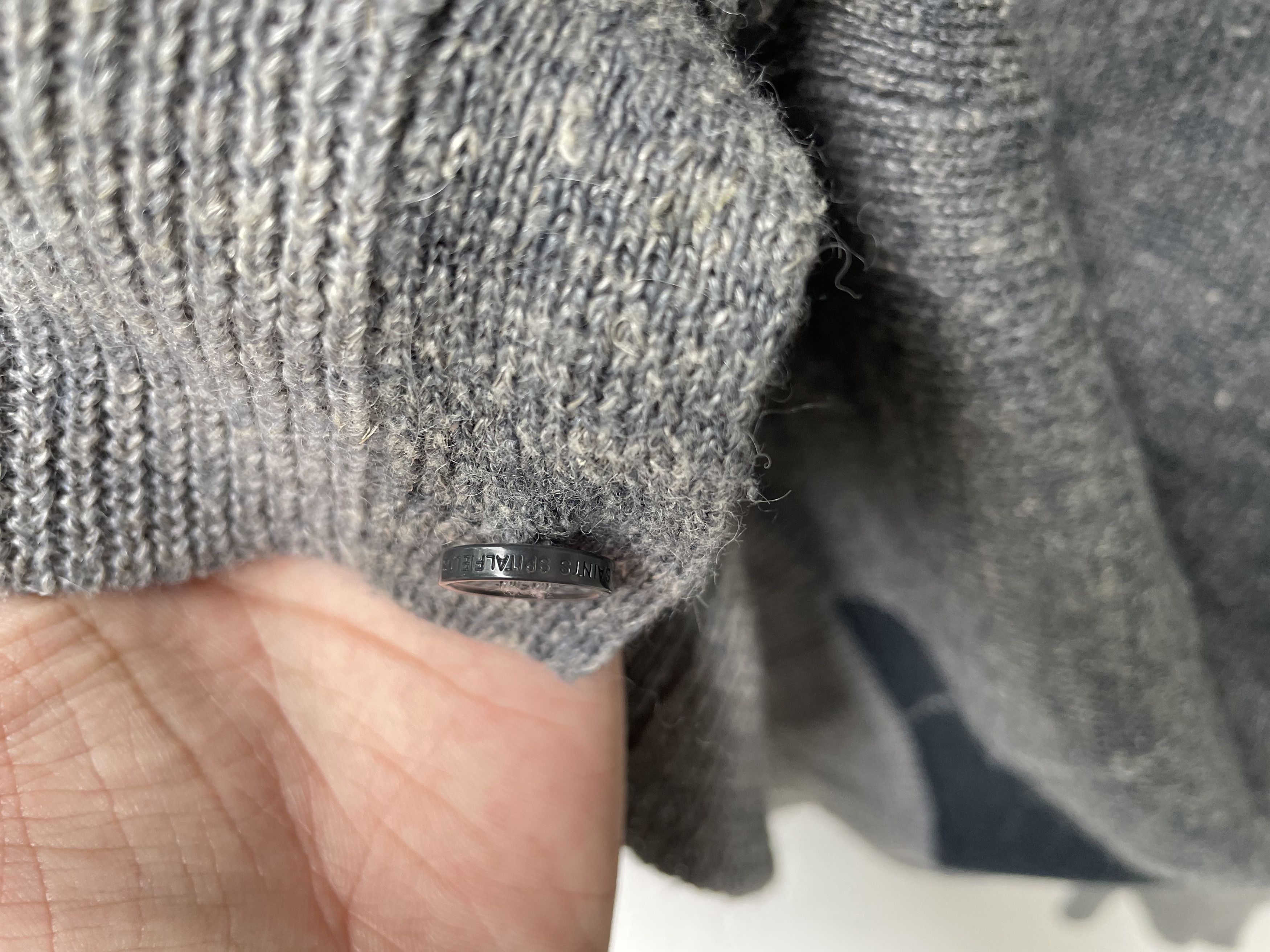 Allsaints AllSaints Vintage Anguc Linen and Wool Cardigan Size US M / EU 48-50 / 2 - 6 Thumbnail