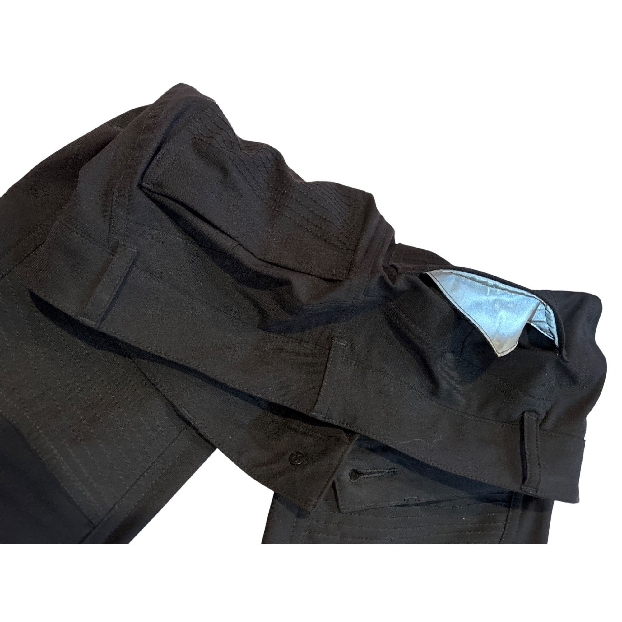 Lululemon Lululemon Womens Black Stretch Pants With Zippered Pocket & Size 28" / US 6 / IT 42 - 5 Thumbnail