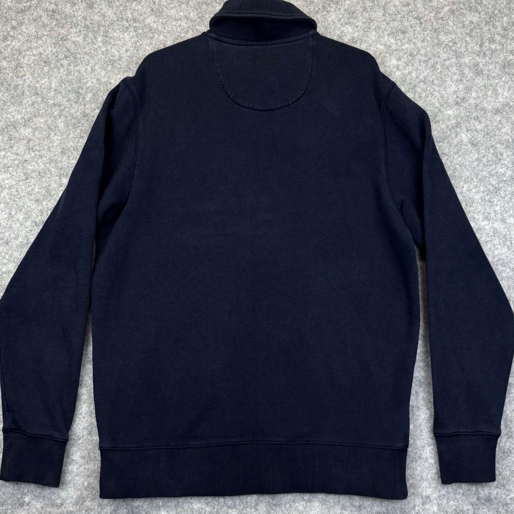 Fred Perry Fred Perry Sweatshirt Shawl Neck Mens Large Navy Pullover Cotton Used Size US L / EU 52-54 / 3 - 2 Thumbnail