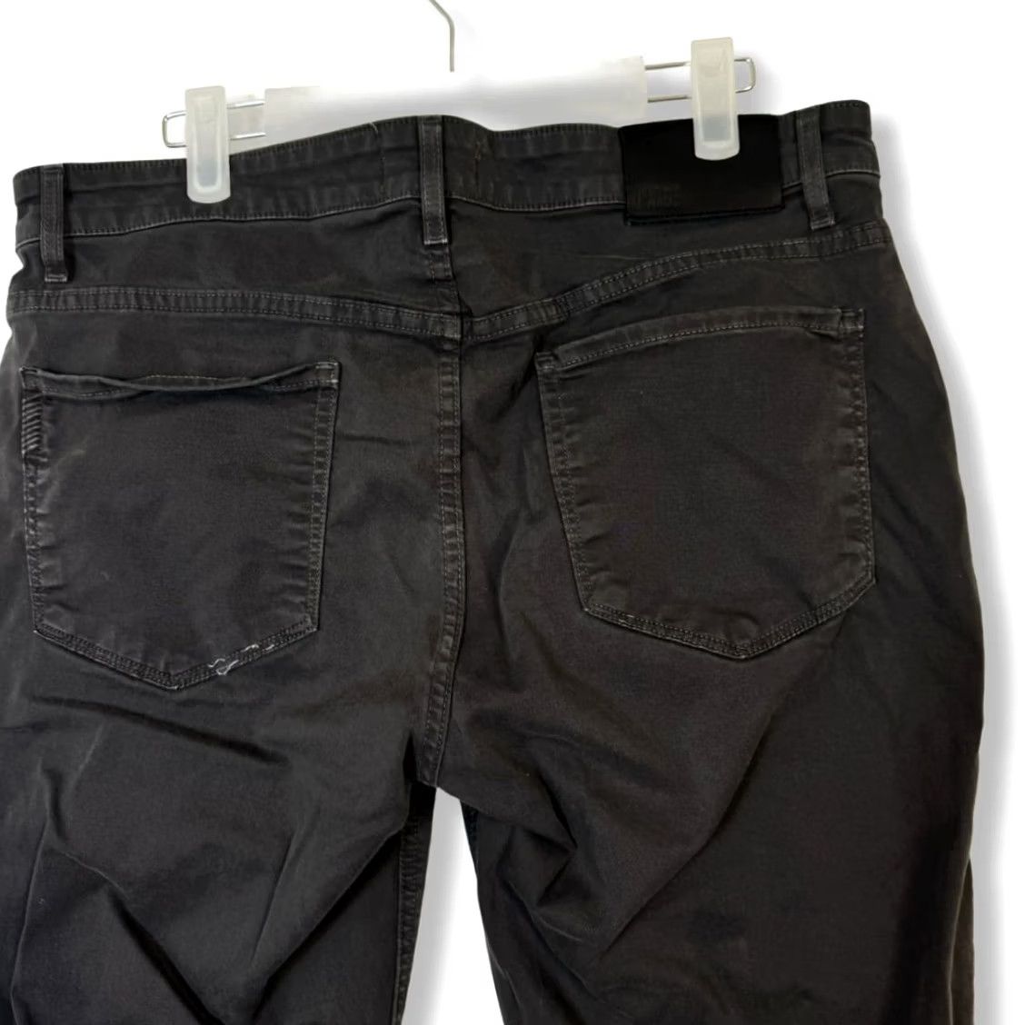 Paige Paige Jeans Mens 33 Grey Slim Straight Denim 5-Pocket Mid-Rise Stretch Casual Date Night Weekend M99 Size US 33 - 4 Thumbnail