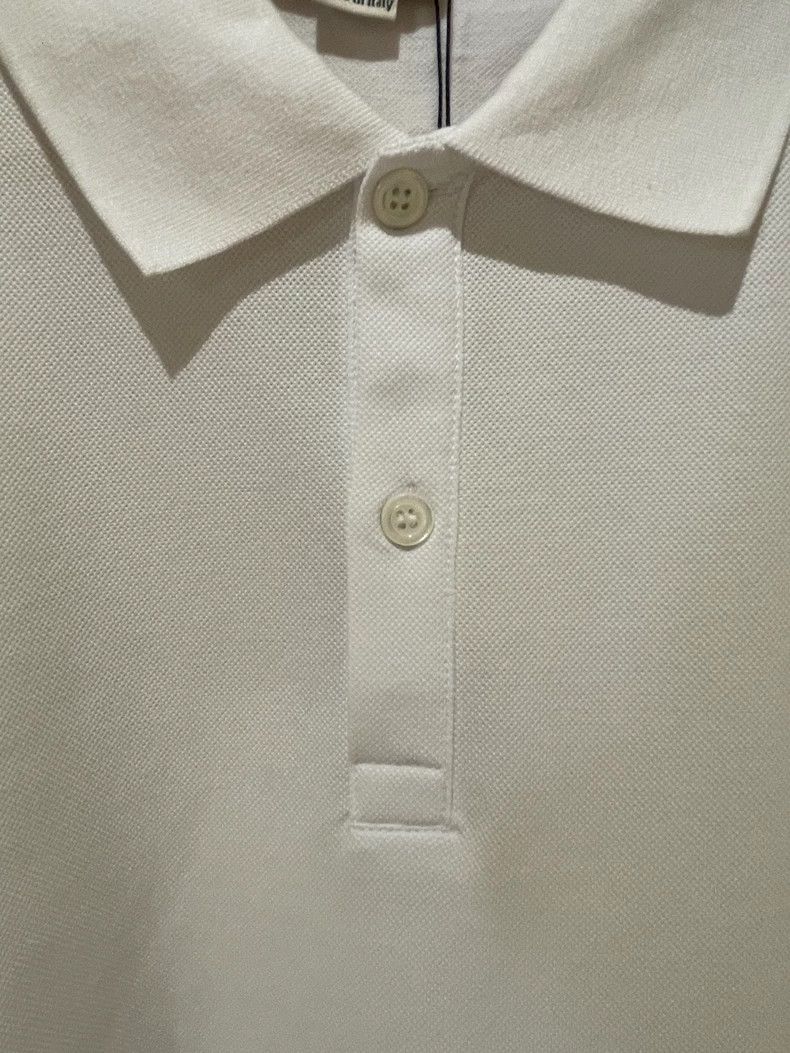 Alexander McQueen Alexander McQUEEN White short sleeved polo shirt 2504-Nexta Size US L / EU 52-54 / 3 - 8 Thumbnail