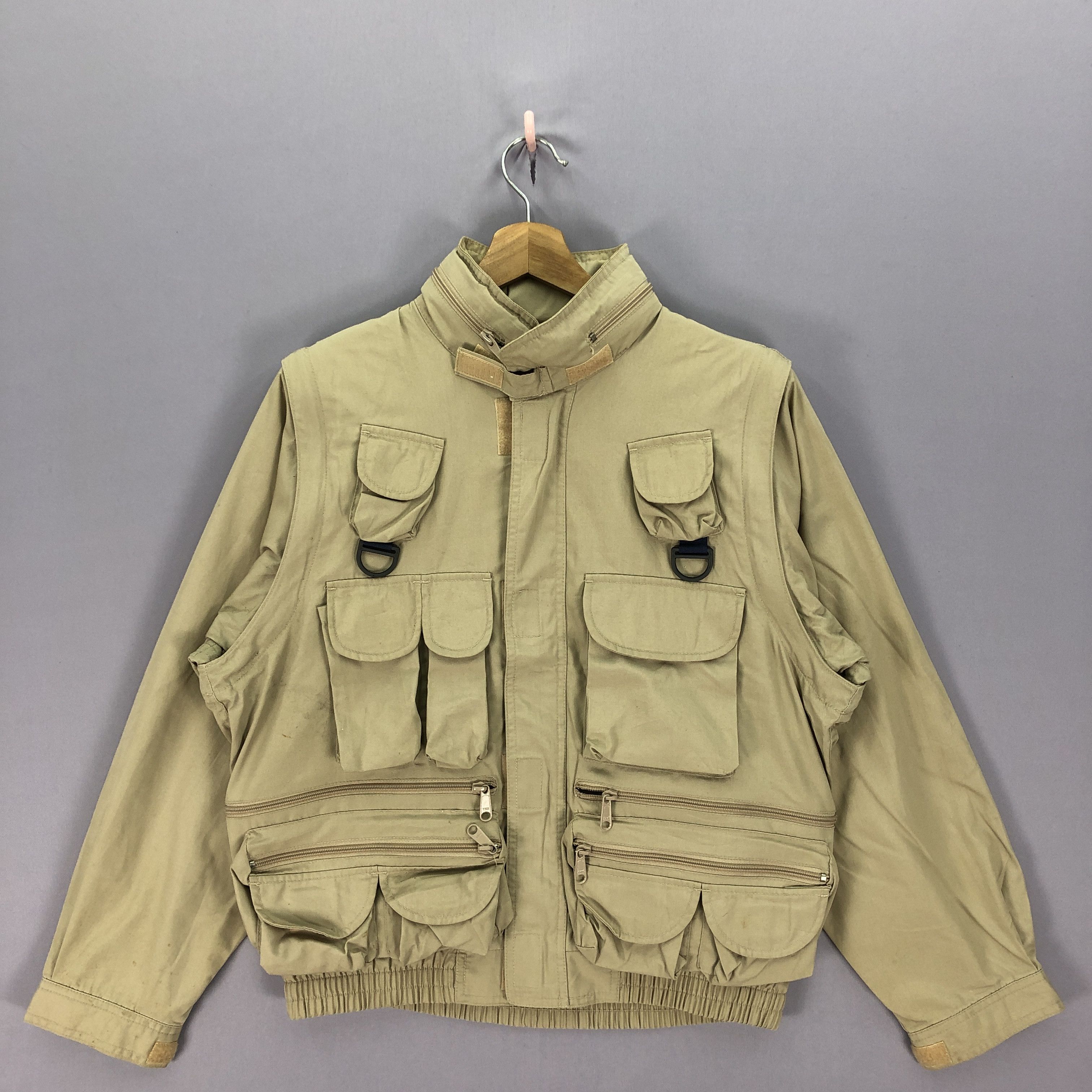 If Six Was Nine × Japanese Brand × Vintage Vintage 90s Paralyser Bondage Multi Pocket Outdoor Jackets Size US M / EU 48-50 / 2 - 1 Thumbnail