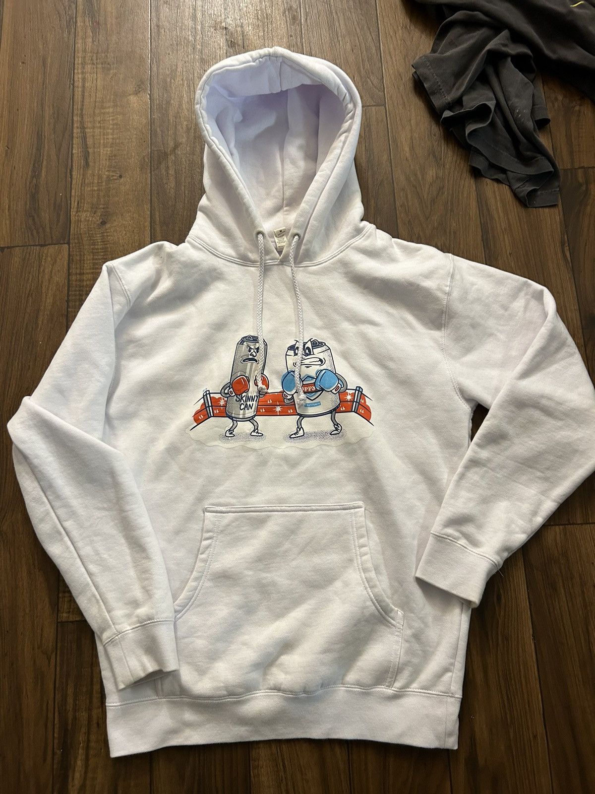 Full Send by Nelk Boys White Nelk Happydad boxing hoodie | Grailed