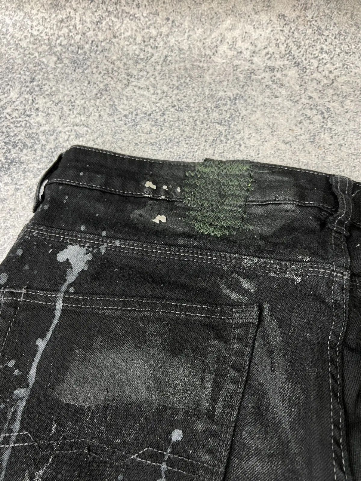 Japanese Brand × Vintage Vintage punk rock goth emo metal dark ripped crazy jeans Size US 40 / EU 56 - 23 Thumbnail