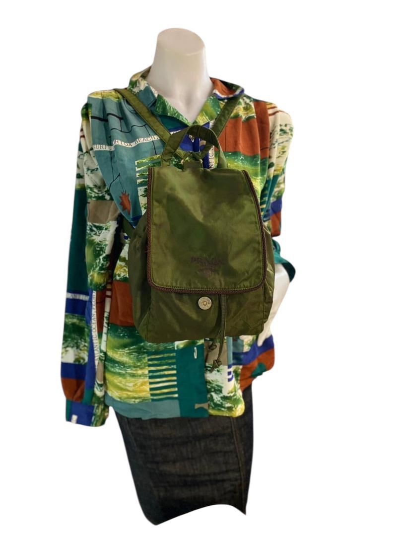 Prada Vintage Prada Nylon Backpack Size ONE SIZE - 1 Thumbnail