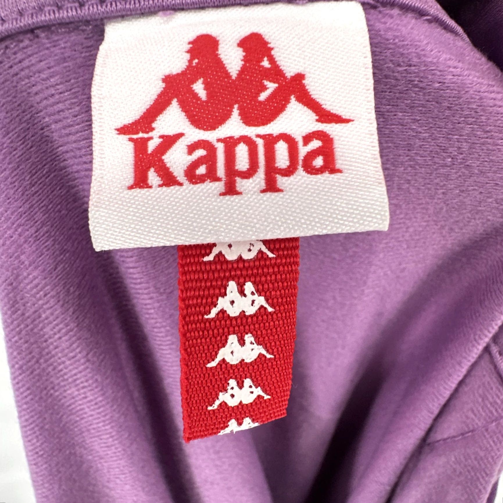 Kappa Kappa Track Jacket Womens XL Purple Zip Up Logo Tape 100% Polyester Athletic Size XL / US 12-14 / IT 48-50 - 5 Thumbnail