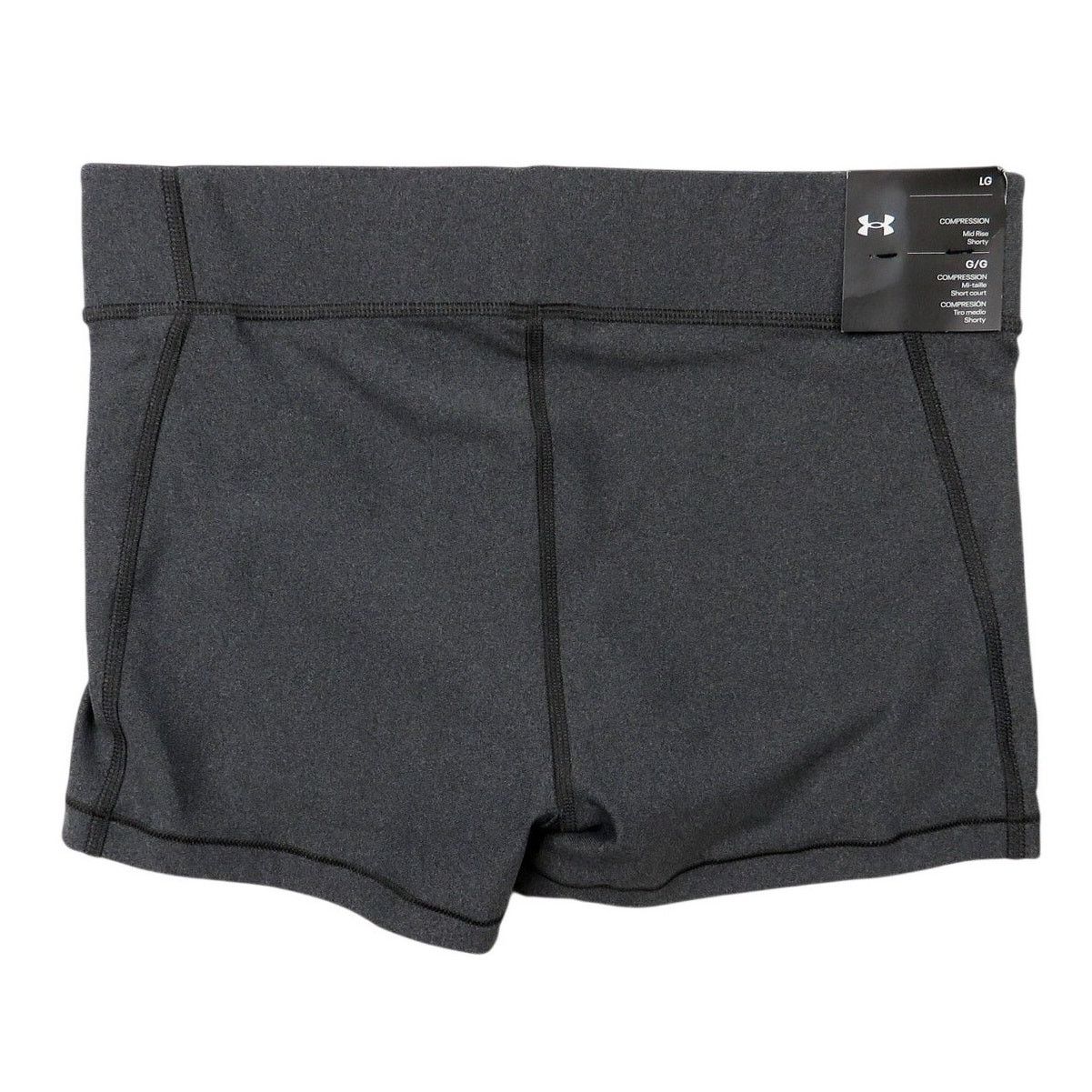 Under Armour Under Armour HeatGear Mid-Rise Shorty Shorts Gray Large Size 30" / US 8 / IT 44 - 6 Thumbnail