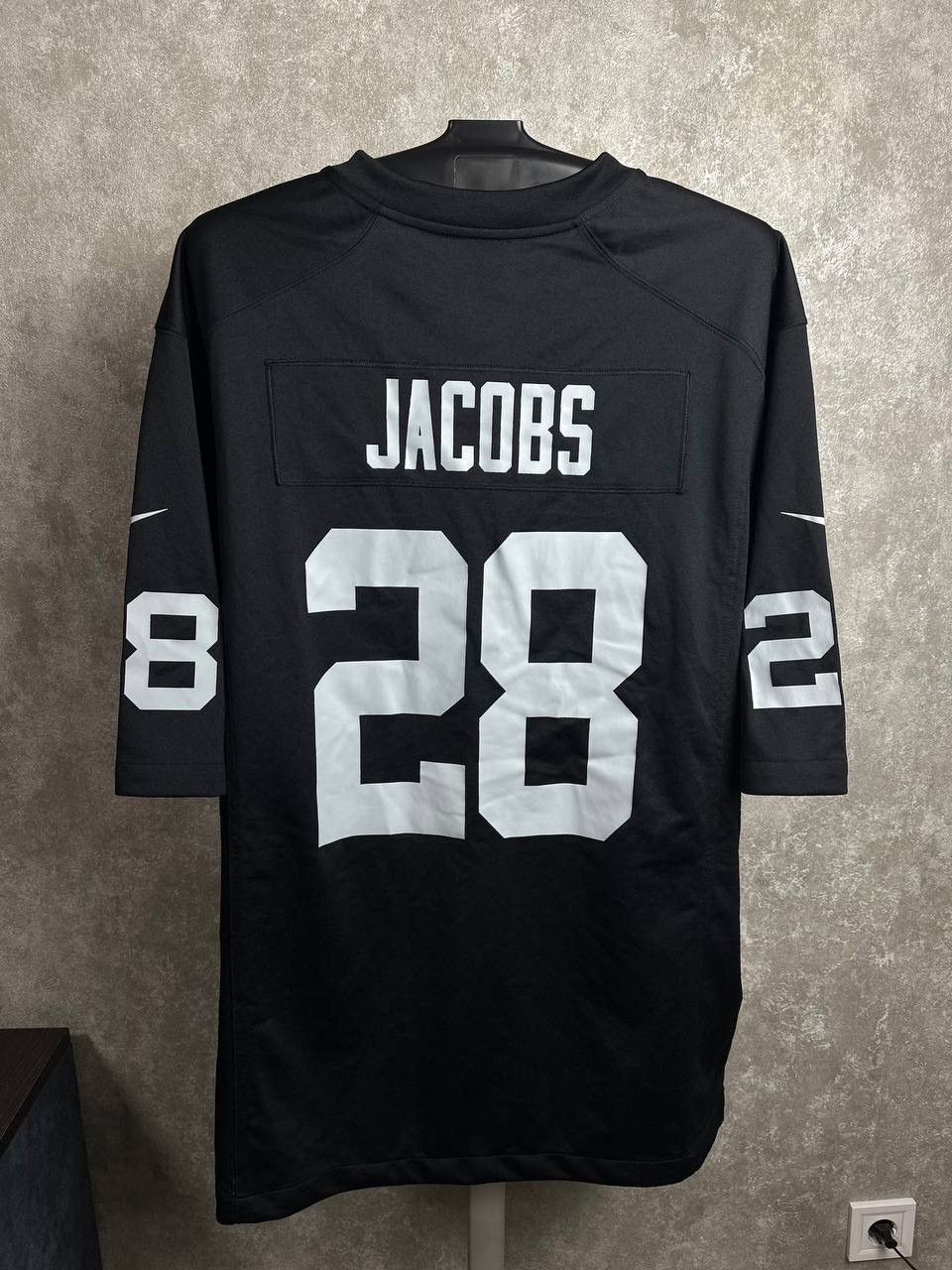 Nike NIKE Las Vegas Oakland Raiders Josh Jacobs Black NFL Size US XL / EU 56 / 4 - 2 Thumbnail