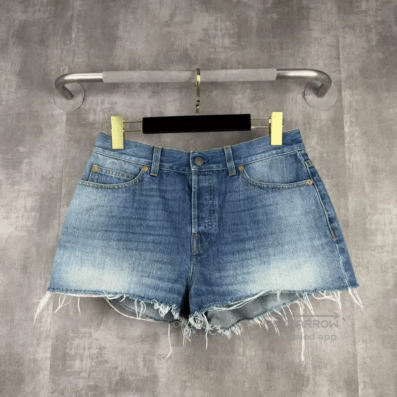 Gucci Gucci Disney Embroidered Donald Duck Denim Shorts. Size 29" - 1 Thumbnail