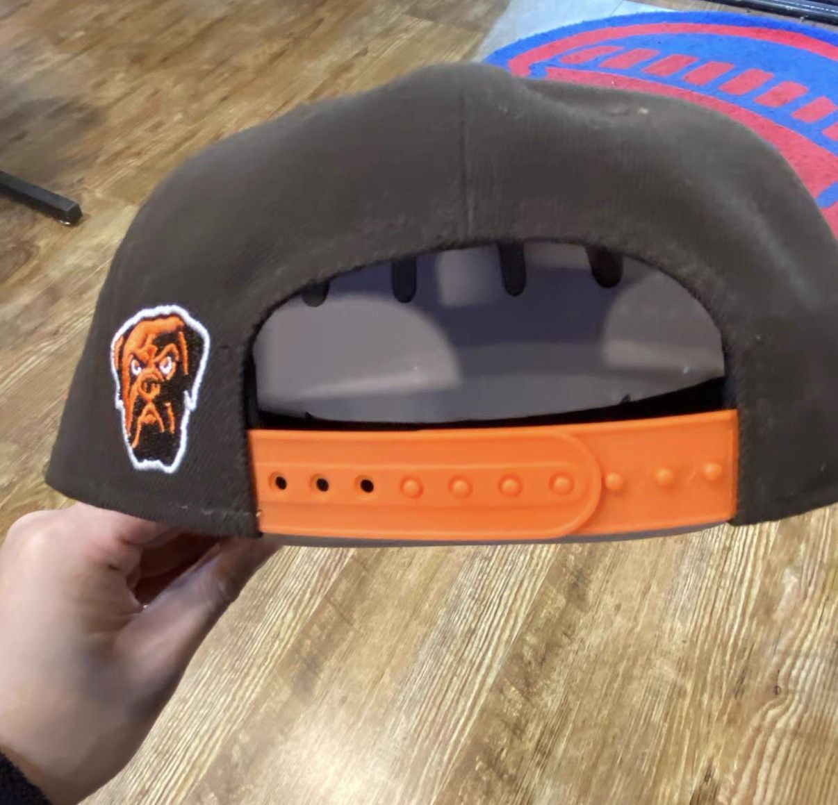 New Era New Era NFL Cleveland Browns Flat Brim Baseball Cap J32 Size ONE SIZE - 3 Thumbnail