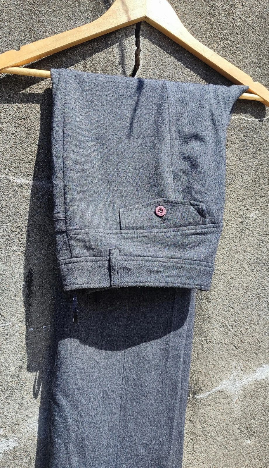 Japanese Brand × Kansai Yamamoto Mid Kansai Yamamoto Grey Houndstooth Dress Pants Size US 34 / EU 50 - 11 Thumbnail