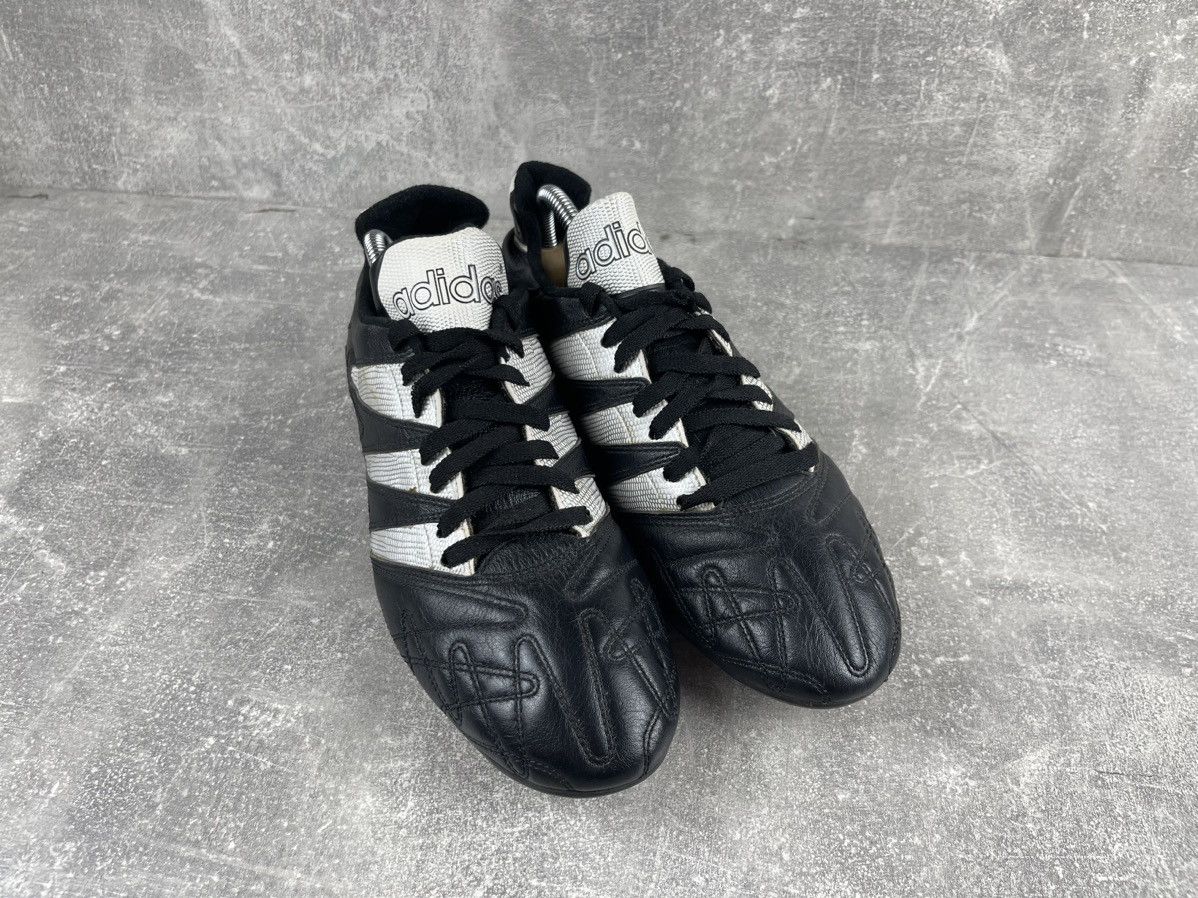 Adidas × Vintage Vintage Adidas Questra Finale 80s Black Cleats Size US 9 / EU 42 - 3 Thumbnail