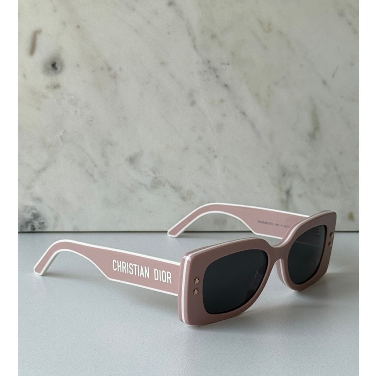 Dior NEW Dior Pacific S1U Logo Sunglasses in Mauve Powder Pink Size ONE SIZE - 1 Thumbnail