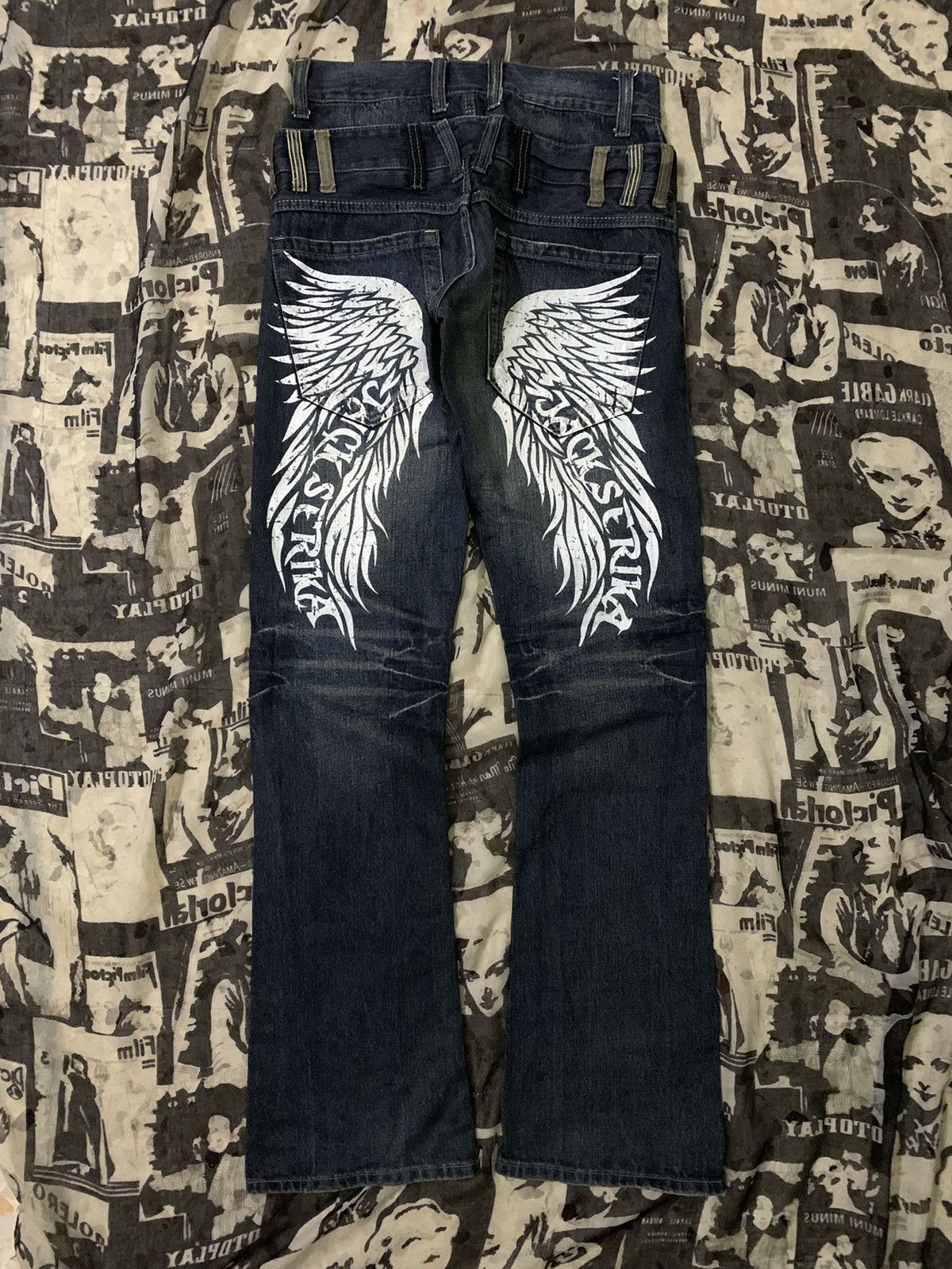Japanese Brand 💥FinalDrop💥Japanese Double Waist Jack Serika Wing Pocket Size US 29 - 3 Thumbnail