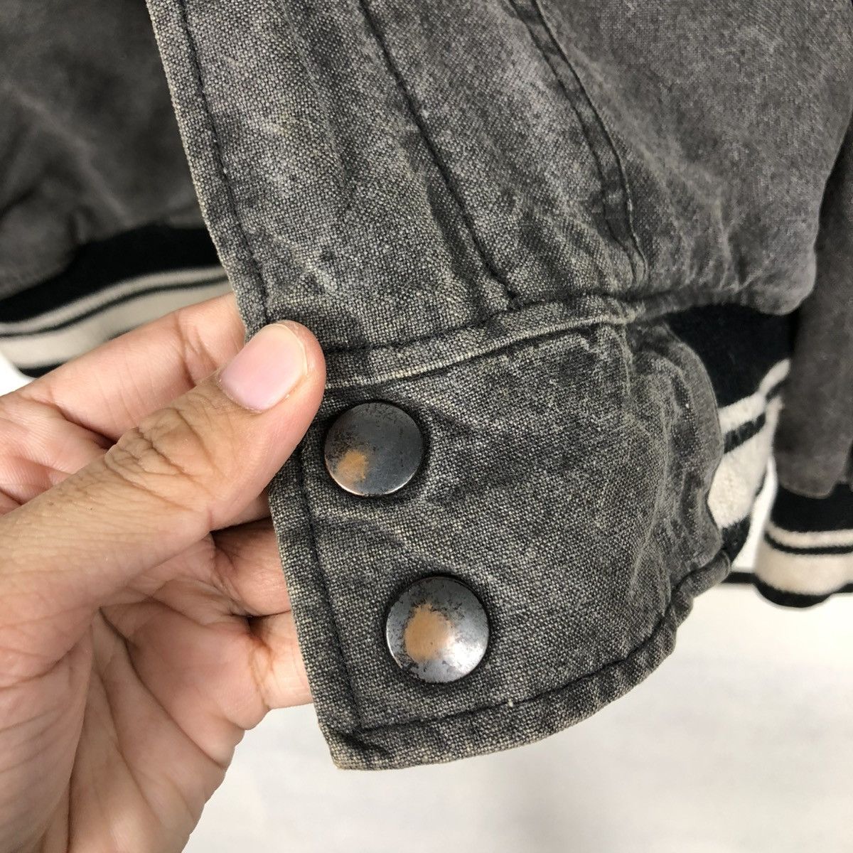Japanese Brand 🔥VINTAGE FLY BOMBER JACKET CREST CO. BIG LOGO ISSEY MIYAKE Size US M / EU 48-50 / 2 - 18 Thumbnail