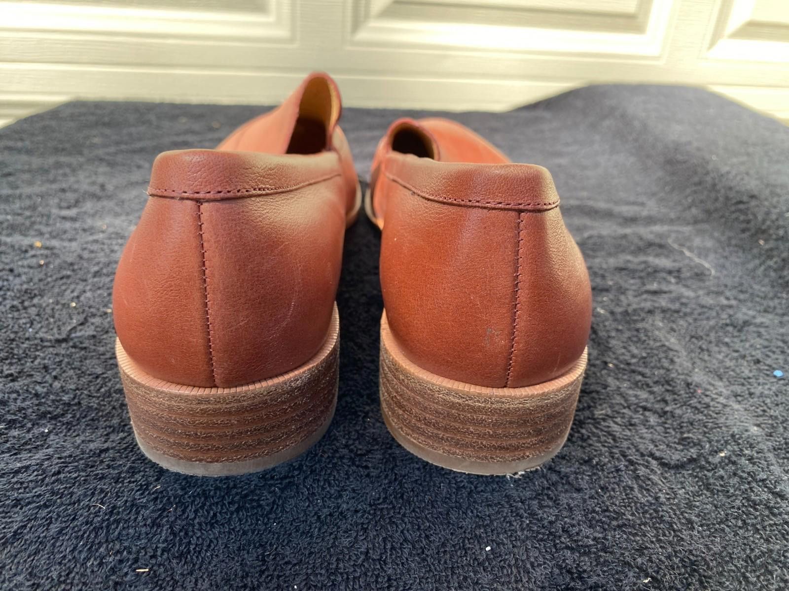 Madewell MADEWELL The Frances Leather Pointed Toe Loafers SZ. 9 (S617 Size US 9 / IT 39 - 4 Thumbnail