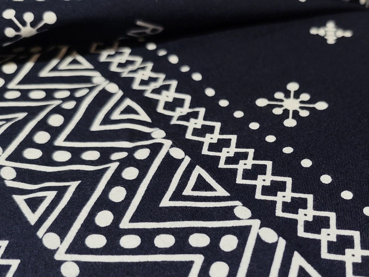 RRL Ralph Lauren RRL Vintage Printed Bandanna COTTON Scarf handkerchief Size ONE SIZE - 9 Thumbnail