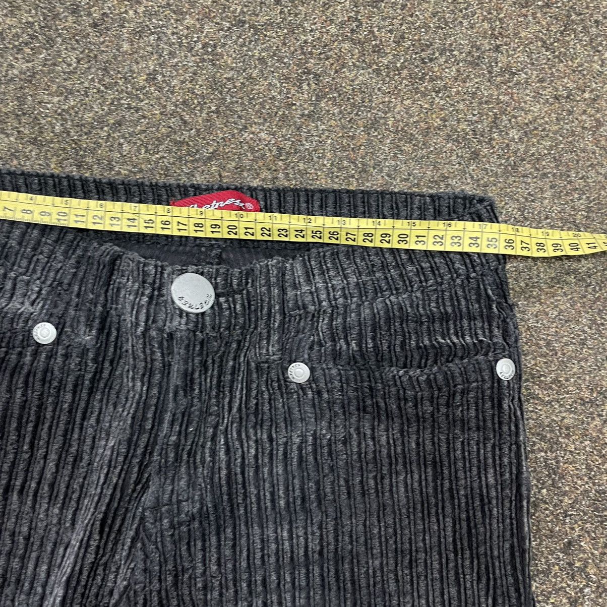 Vintage Vintage Y2K Pinstripe Wide Leg Flared Pants Grunge Streetwea Size 30" / US 8 / IT 44 - 6 Thumbnail