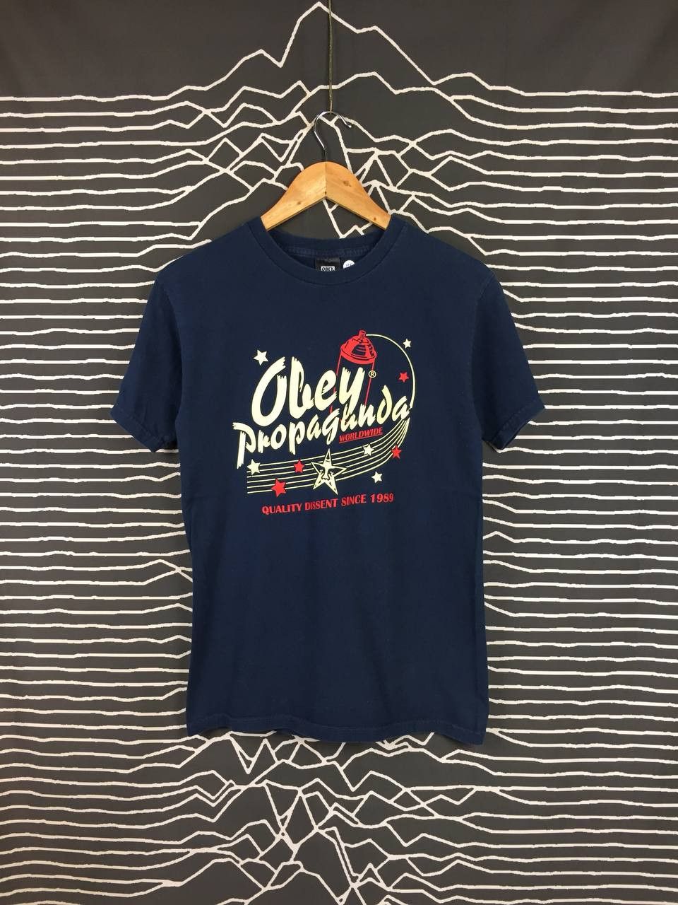Obey × Shepard Fairey × Vintage Obey Propaganda Worldwide Streetwear Skate Tee Size US S / EU 44-46 / 1 - 1 Thumbnail