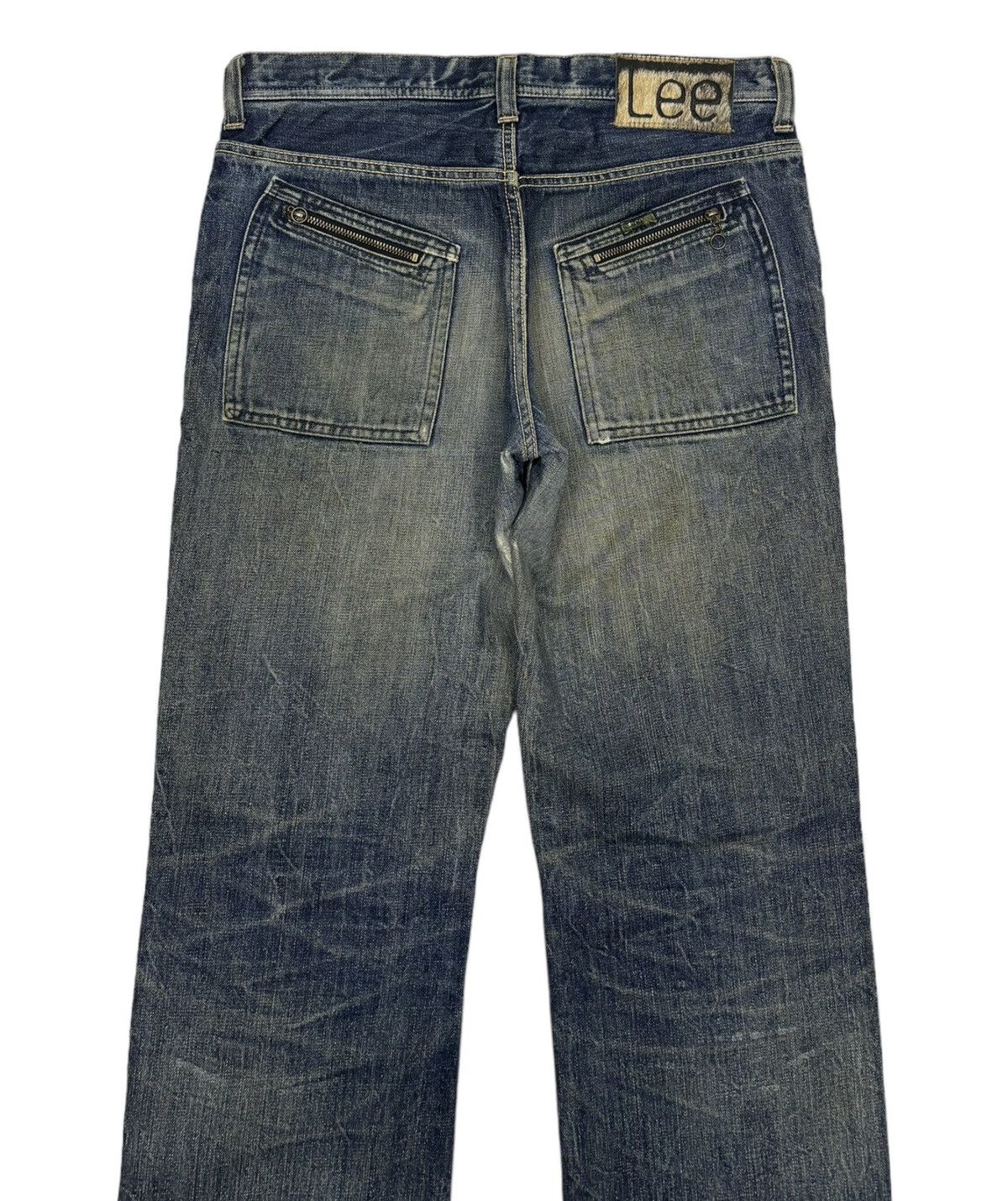 Lee VINTAGE LEE UNION MADE X ABAHOUSE MUD WASH DISTRESSED DENIM Size US 32 / EU 48 - 4 Thumbnail