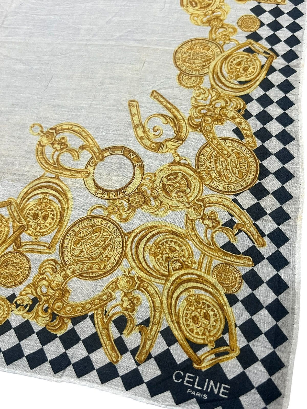 Celine × Vintage Celine Scarf Handkerchief Size ONE SIZE - 2 Thumbnail