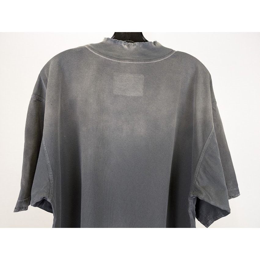 Palm Angels o1rshd1 Atcs Garment Dye Boxy T-Shirt in Black / White Size US XL / EU 56 / 4 - 11 Thumbnail