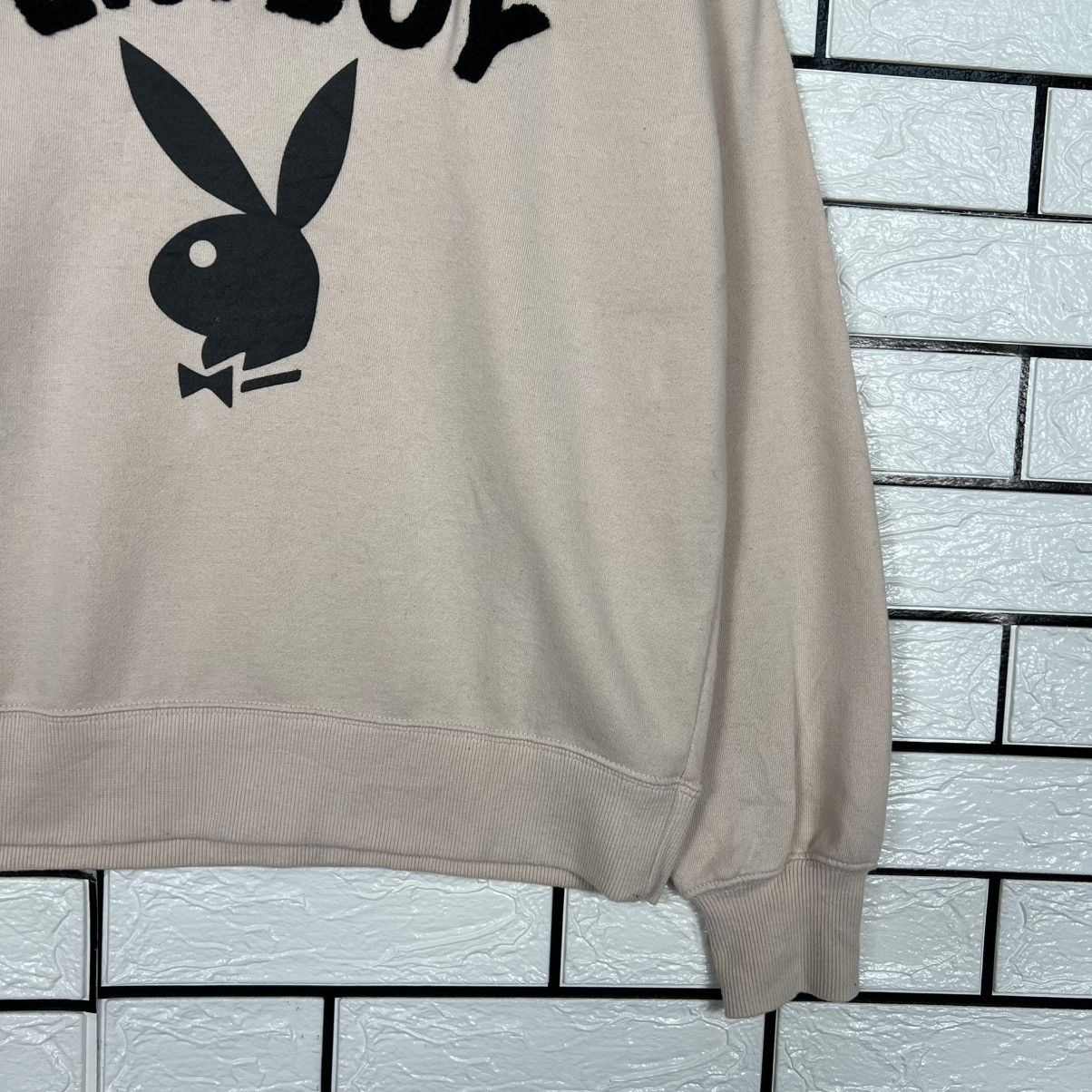 Playboy PLAYBOY Bunny Spellout Big Logo Short Sweatshirt #3952-C180 Size M / US 6-8 / IT 42-44 - 7 Thumbnail
