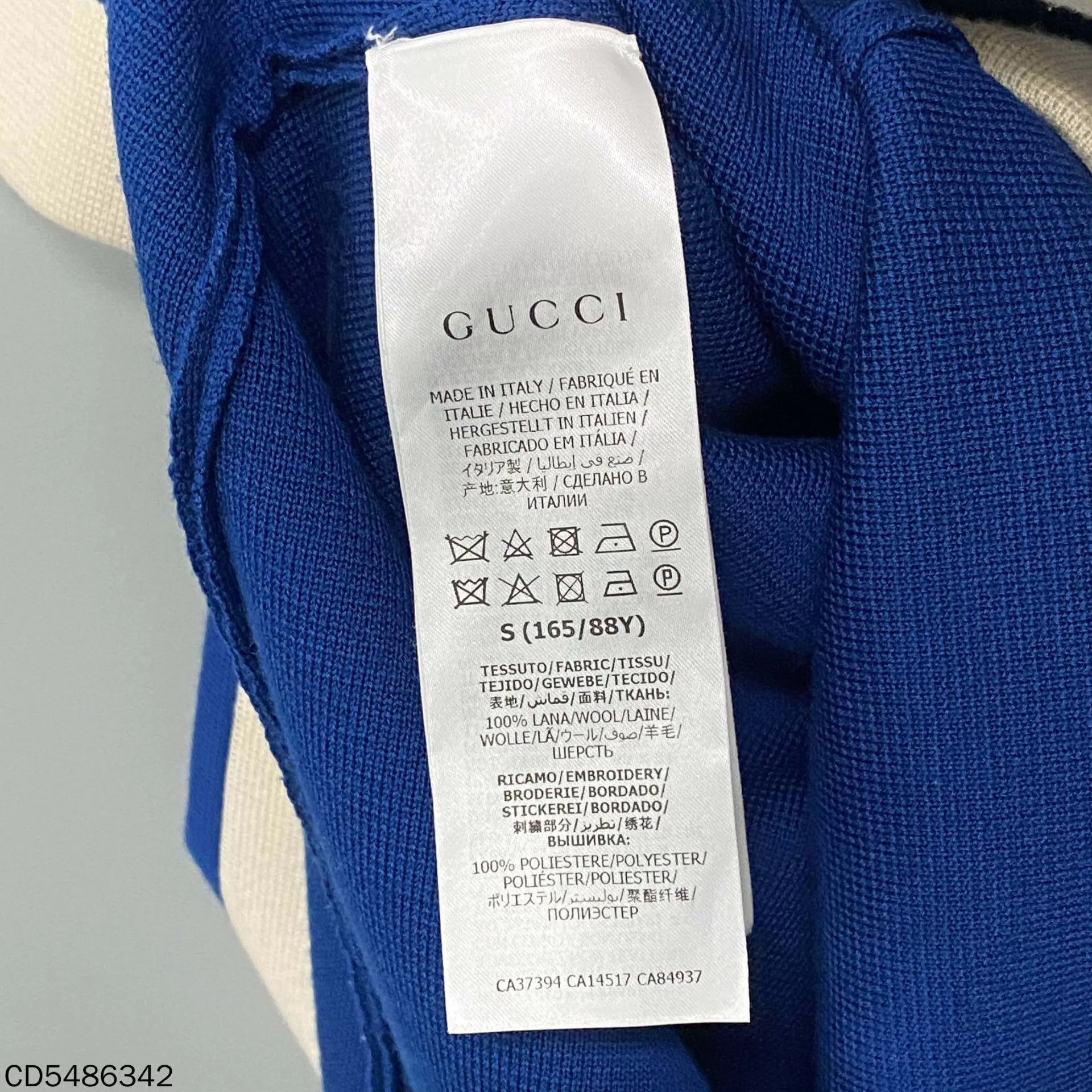 Gucci GUCCI Double G Blue Knit Dress Women's Size S / US 4 / IT 40 - 4 Thumbnail