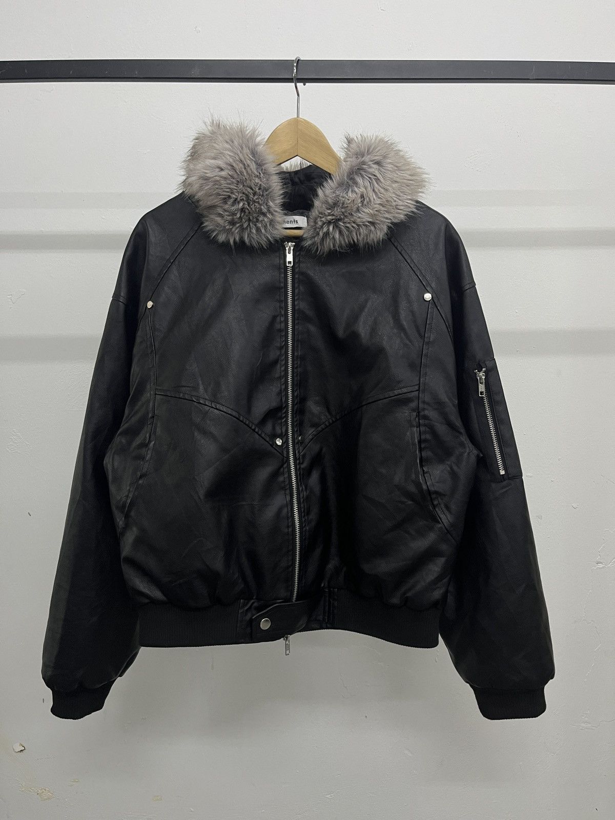 KMRii Faux Leather Fur GV Gallery Inspired Jacket LGB Vkei Size US L / EU 52-54 / 3 - 15 Thumbnail